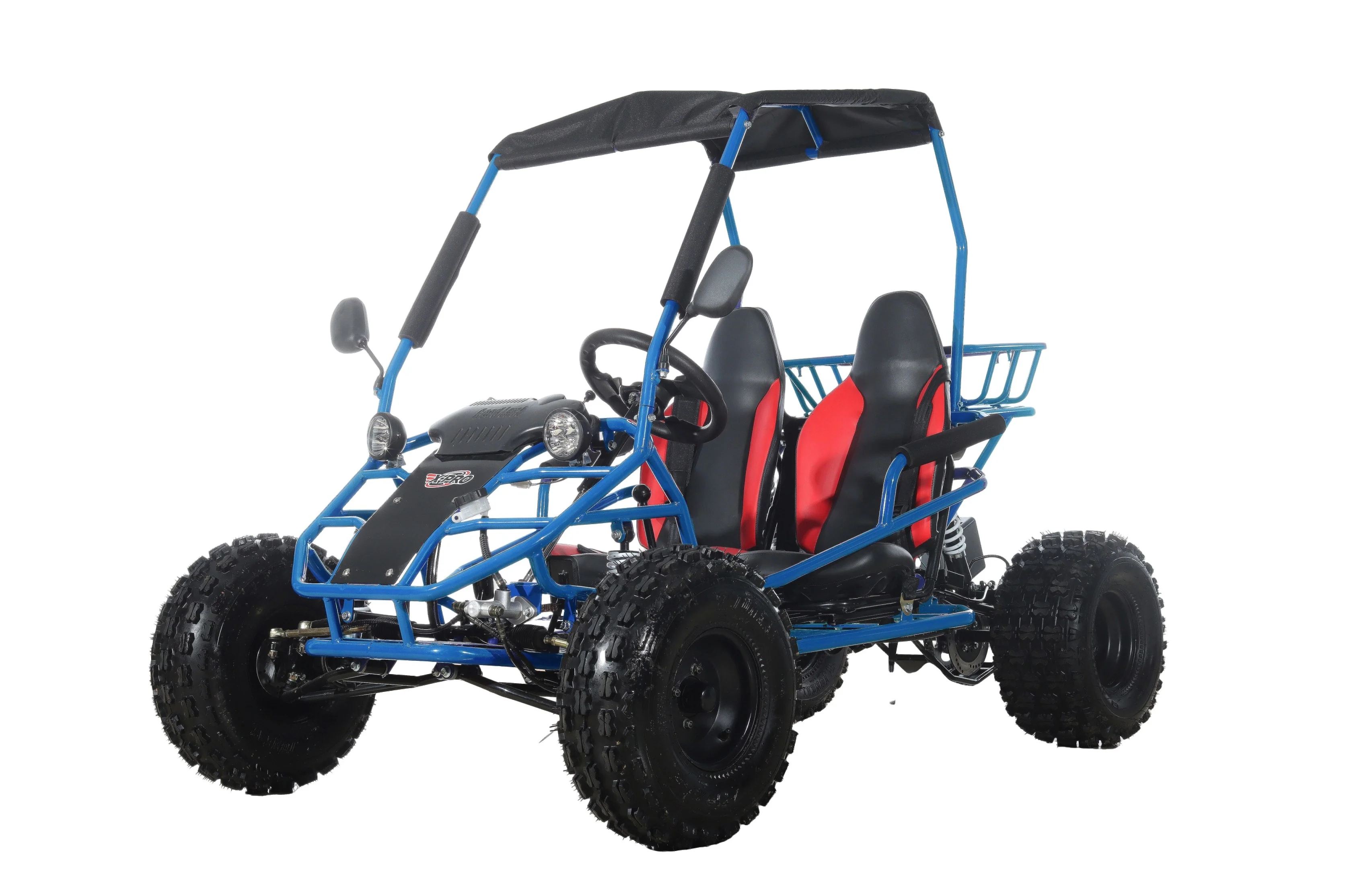 Free Shipping! X-PRO Rover 150 Go Kart with 3-Speed Semi-Automatic Transmission w/Reverse, LED Headlights, Big 19in/18in Wheels! - Image 10