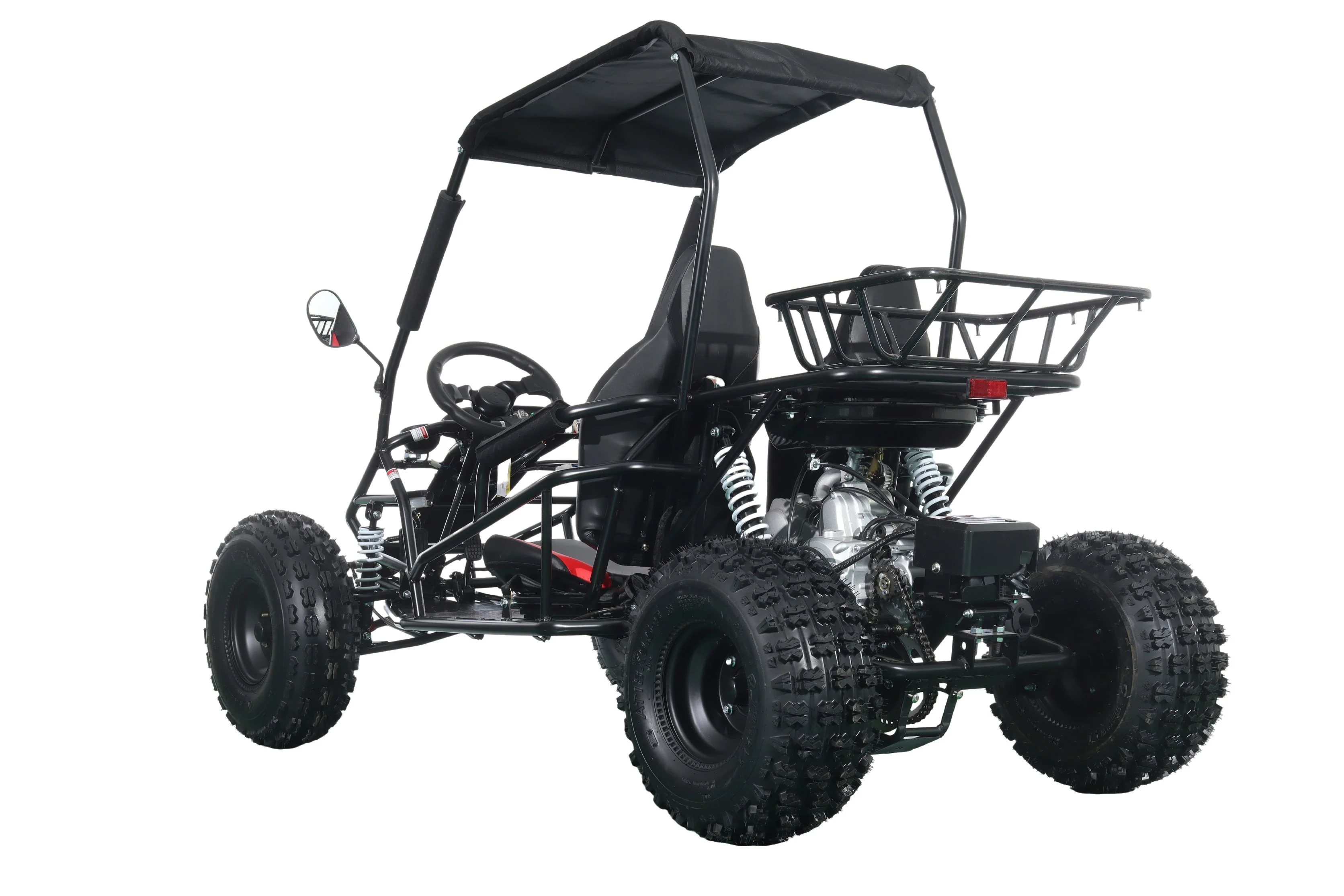 Free Shipping! X-PRO Rover 150 Go Kart with 3-Speed Semi-Automatic Transmission w/Reverse, LED Headlights, Big 19in/18in Wheels! - Image 15