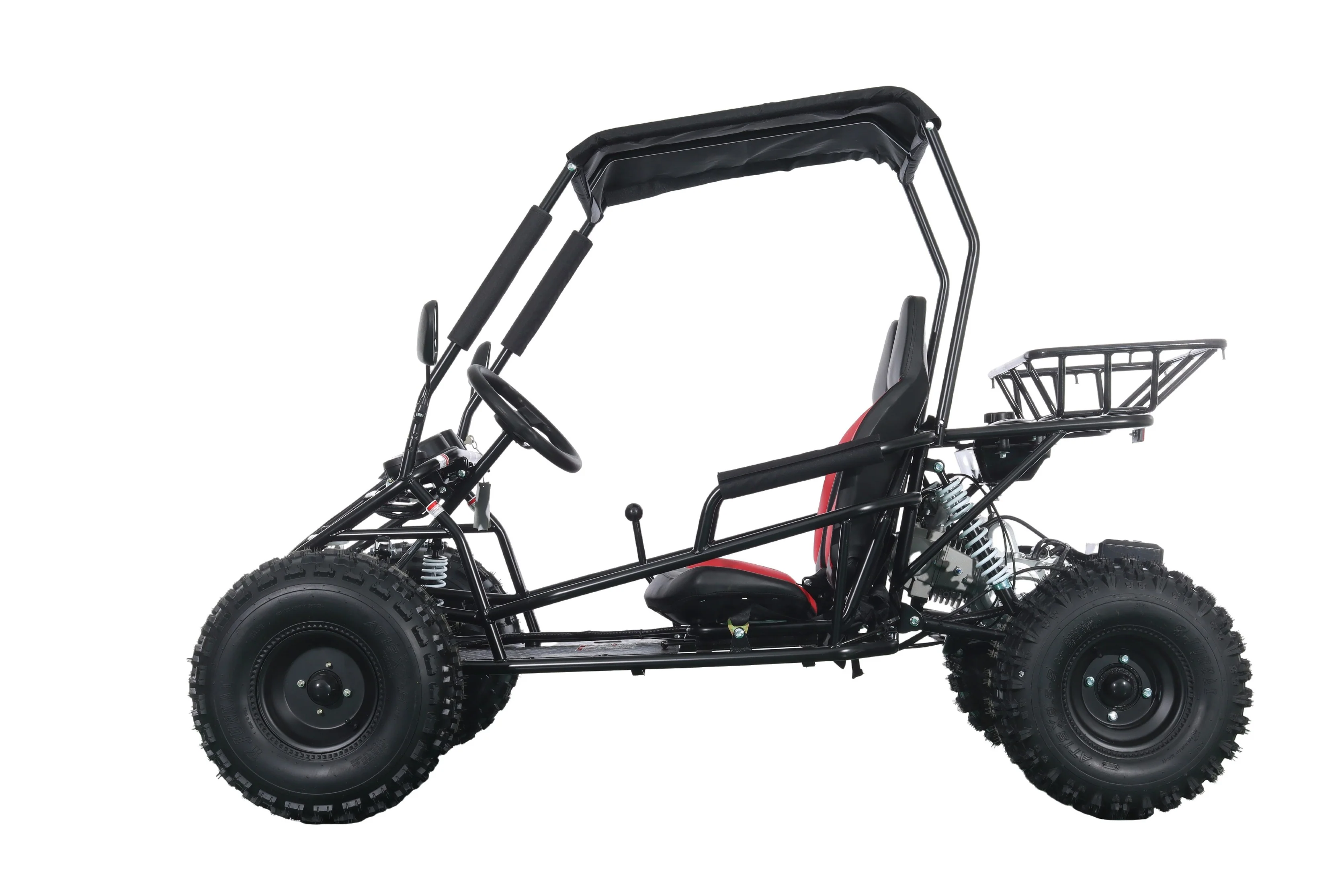 Free Shipping! X-PRO Rover 150 Go Kart with 3-Speed Semi-Automatic Transmission w/Reverse, LED Headlights, Big 19in/18in Wheels! - Image 16