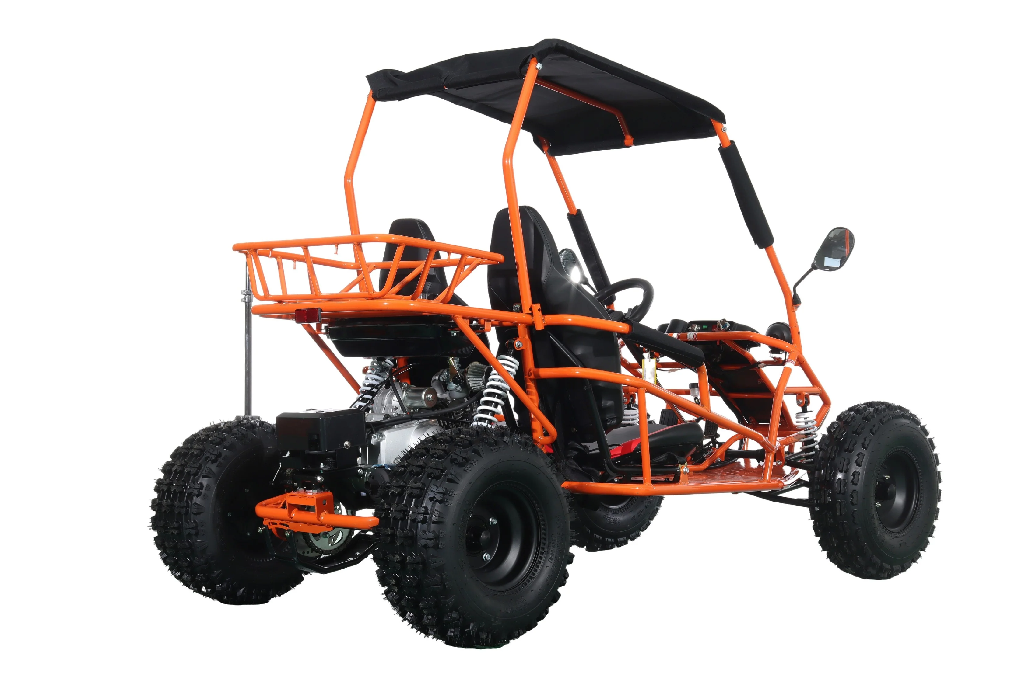 Free Shipping! X-PRO Rover 150 Go Kart with 3-Speed Semi-Automatic Transmission w/Reverse, LED Headlights, Big 19in/18in Wheels! - Image 21