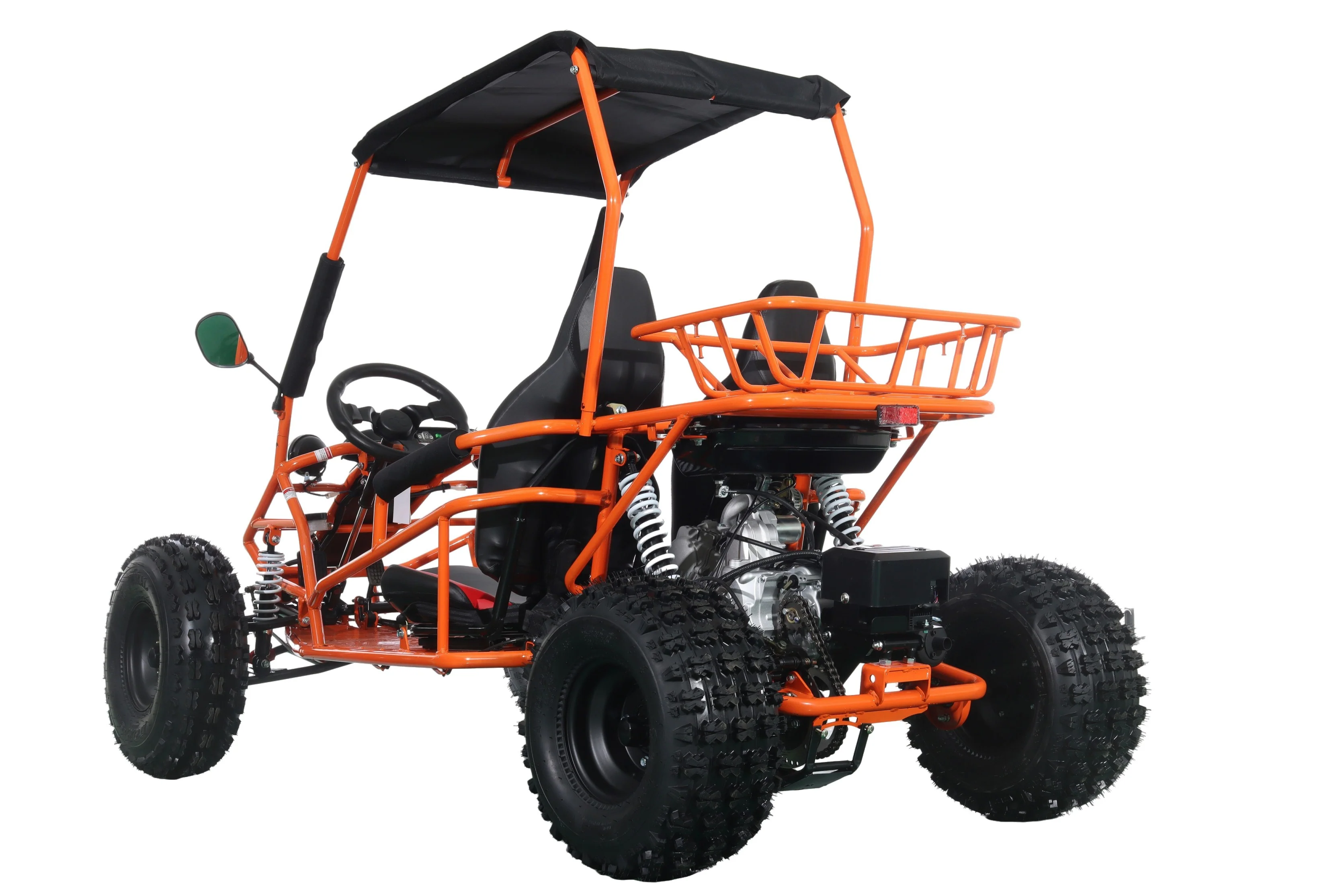 Free Shipping! X-PRO Rover 150 Go Kart with 3-Speed Semi-Automatic Transmission w/Reverse, LED Headlights, Big 19in/18in Wheels! - Image 23