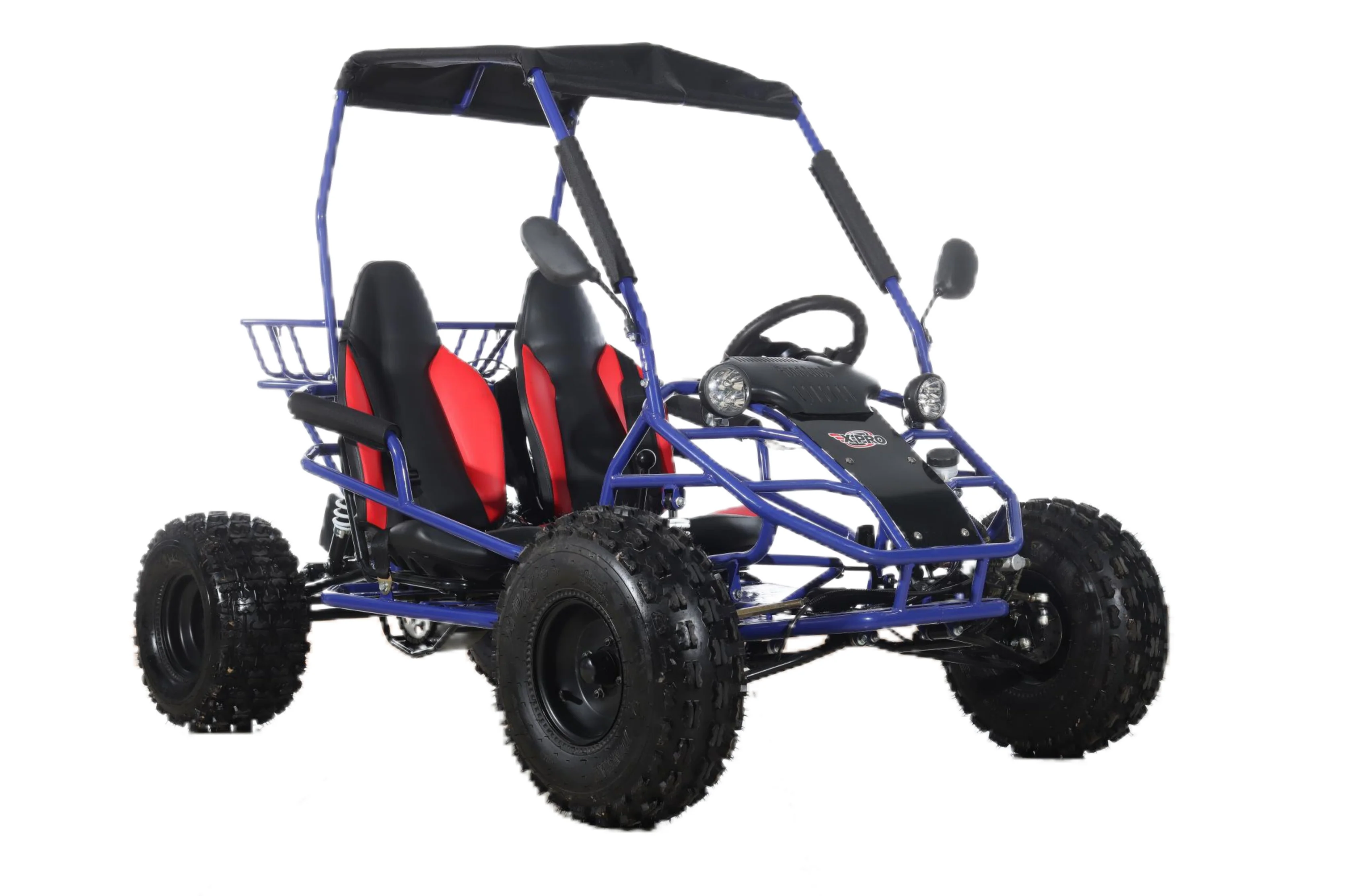 Free Shipping! X-PRO Rover 150 Go Kart with 3-Speed Semi-Automatic Transmission w/Reverse, LED Headlights, Big 19in/18in Wheels! - Image 32