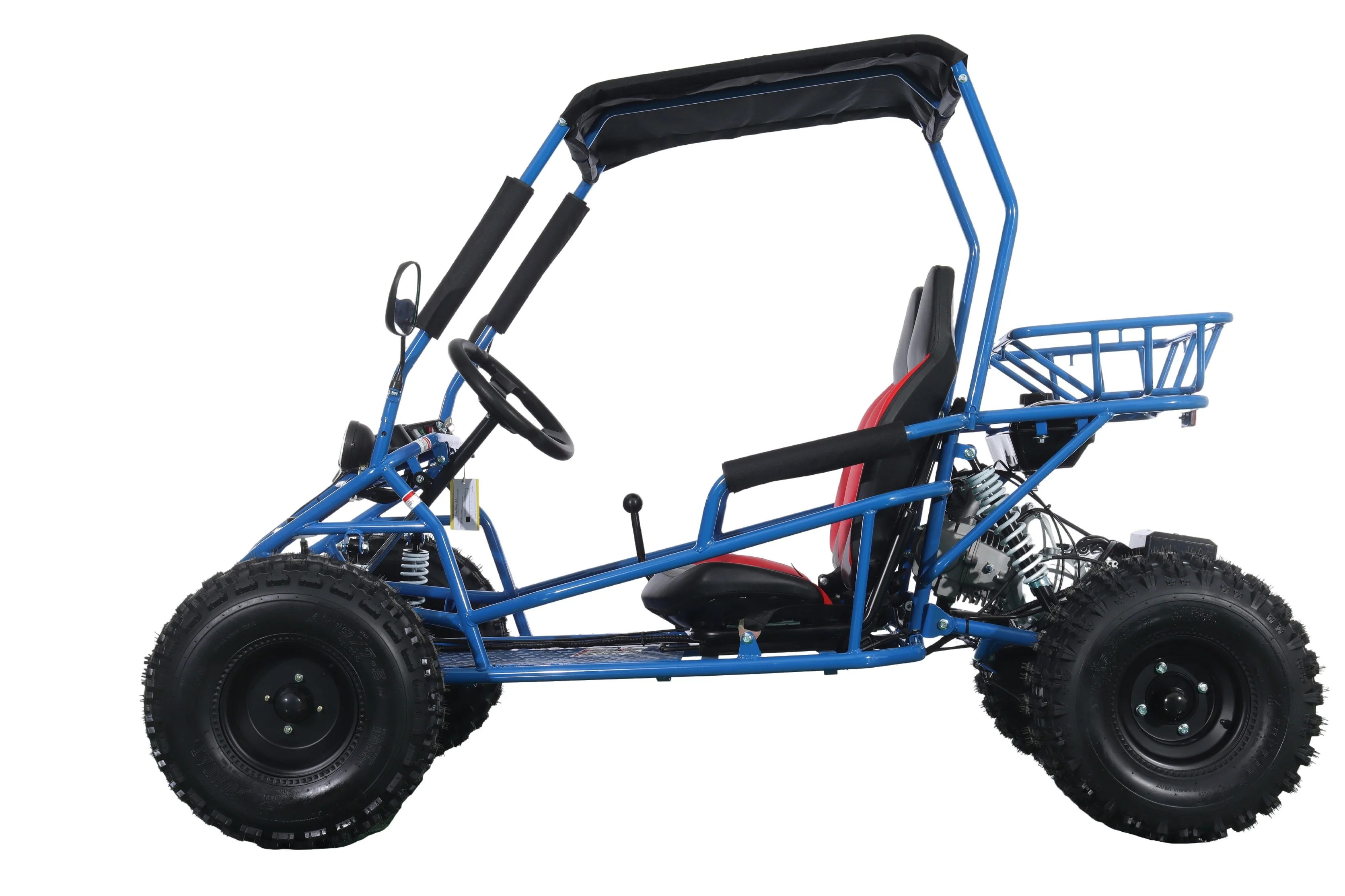 Free Shipping! X-PRO Rover 150 Go Kart with 3-Speed Semi-Automatic Transmission w/Reverse, LED Headlights, Big 19in/18in Wheels! - Image 33