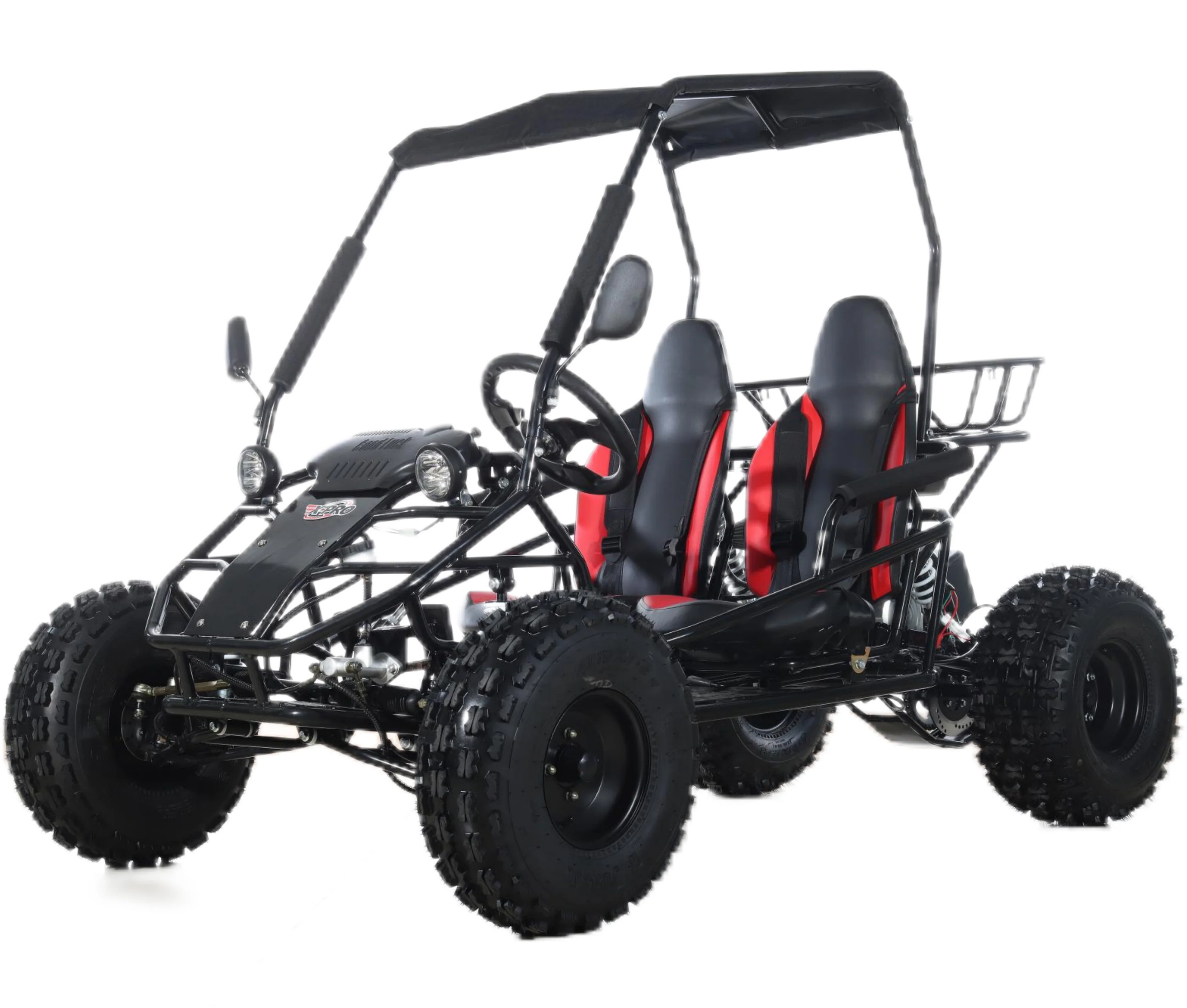 Free Shipping! X-PRO Rover 150 Go Kart with 3-Speed Semi-Automatic Transmission w/Reverse, LED Headlights, Big 19in/18in Wheels! - Image 9
