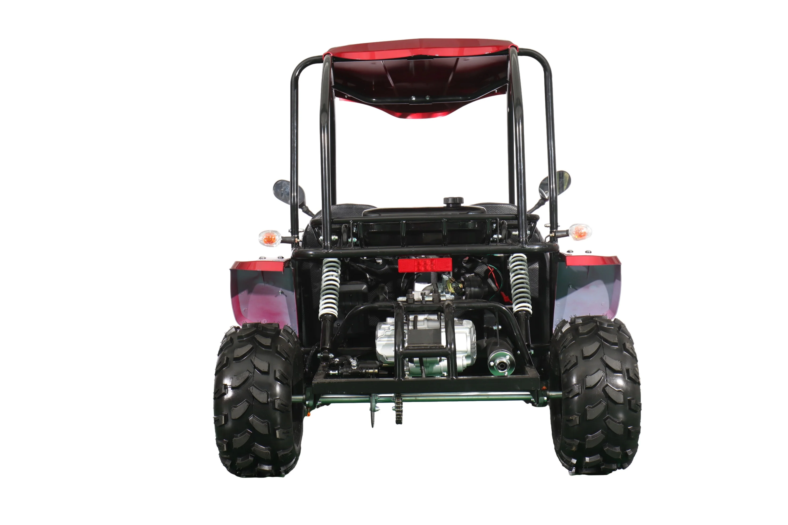 X-PRO Talon 125cc Go Kart with 3-Speed Semi-Automatic Transmission w/Reverse, LED Headlights, Big 18" Wheels! Hardtop Roof! - Image 15