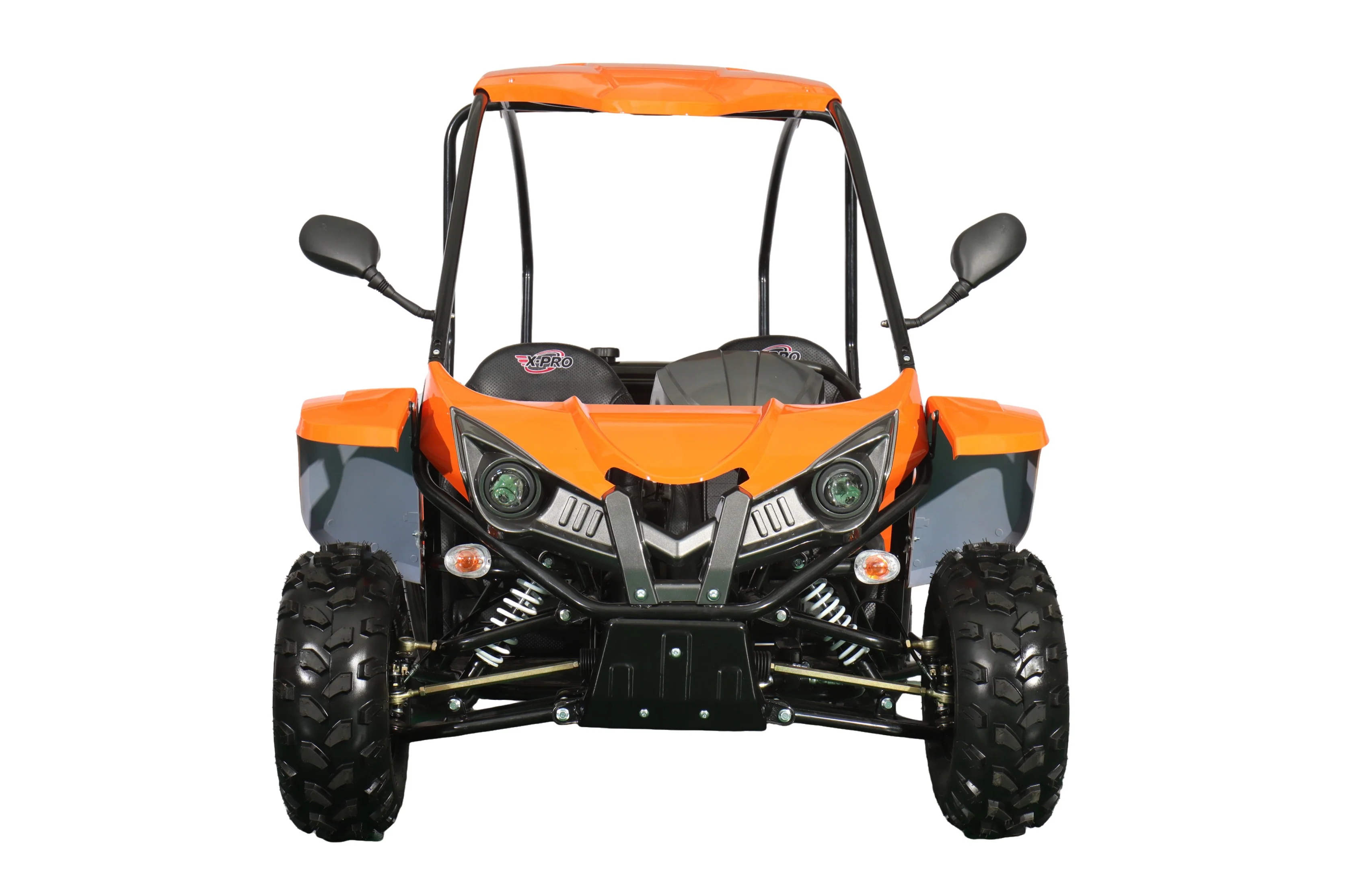 X-PRO Talon 125cc Go Kart with 3-Speed Semi-Automatic Transmission w/Reverse, LED Headlights, Big 18" Wheels! Hardtop Roof! - Image 18