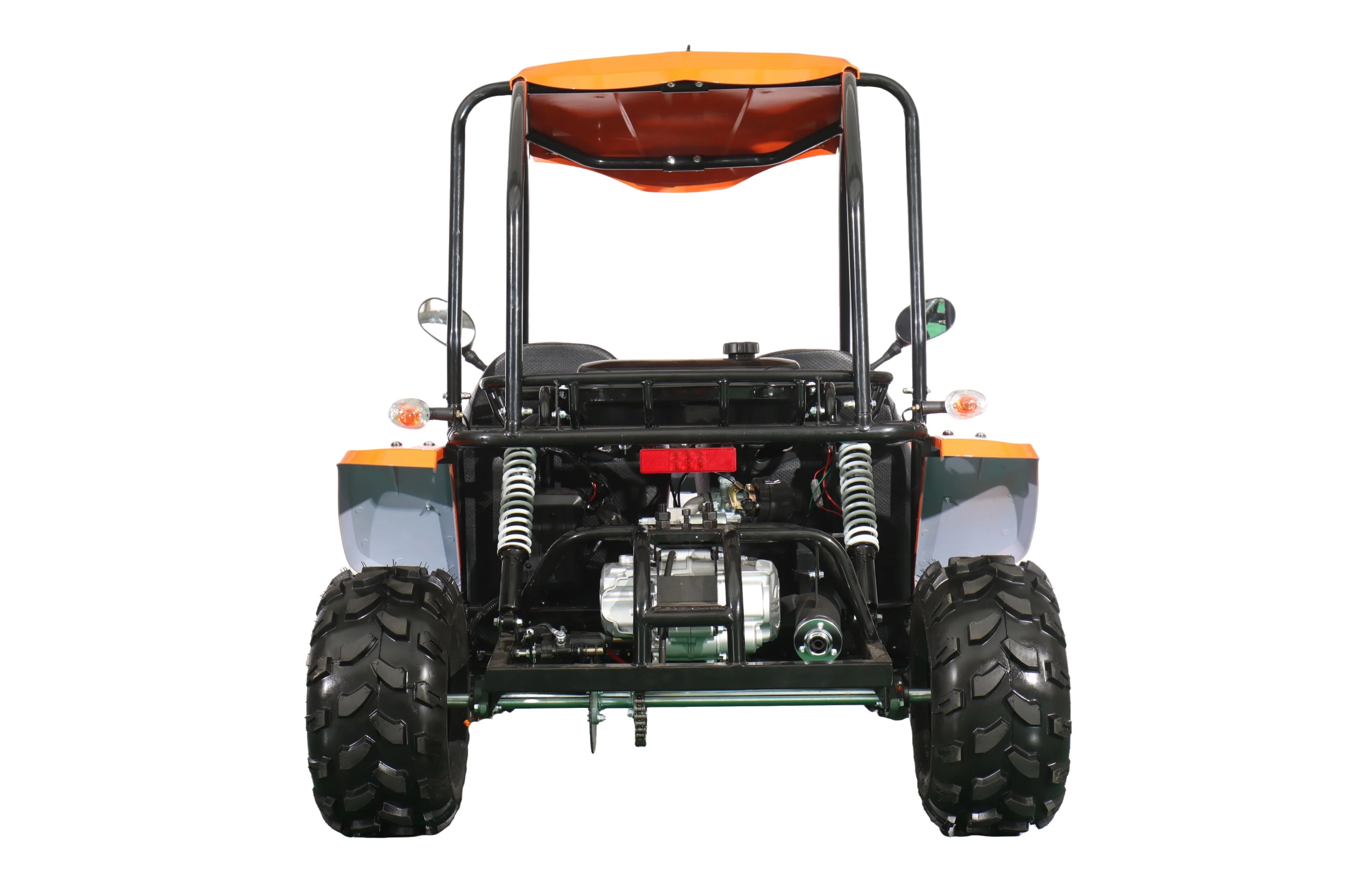 X-PRO Talon 125cc Go Kart with 3-Speed Semi-Automatic Transmission w/Reverse, LED Headlights, Big 18" Wheels! Hardtop Roof! - Image 22