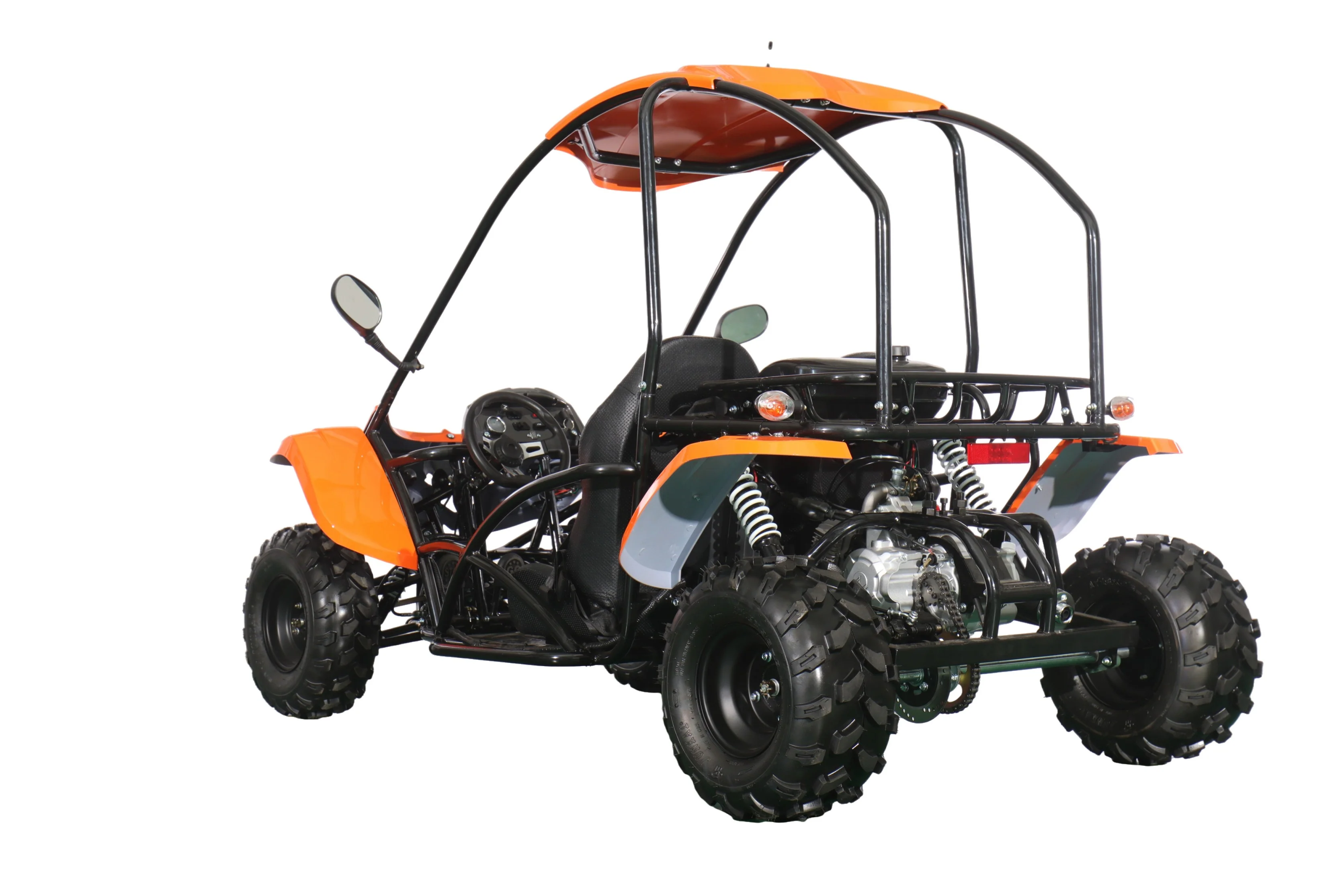 X-PRO Talon 125cc Go Kart with 3-Speed Semi-Automatic Transmission w/Reverse, LED Headlights, Big 18" Wheels! Hardtop Roof! - Image 23