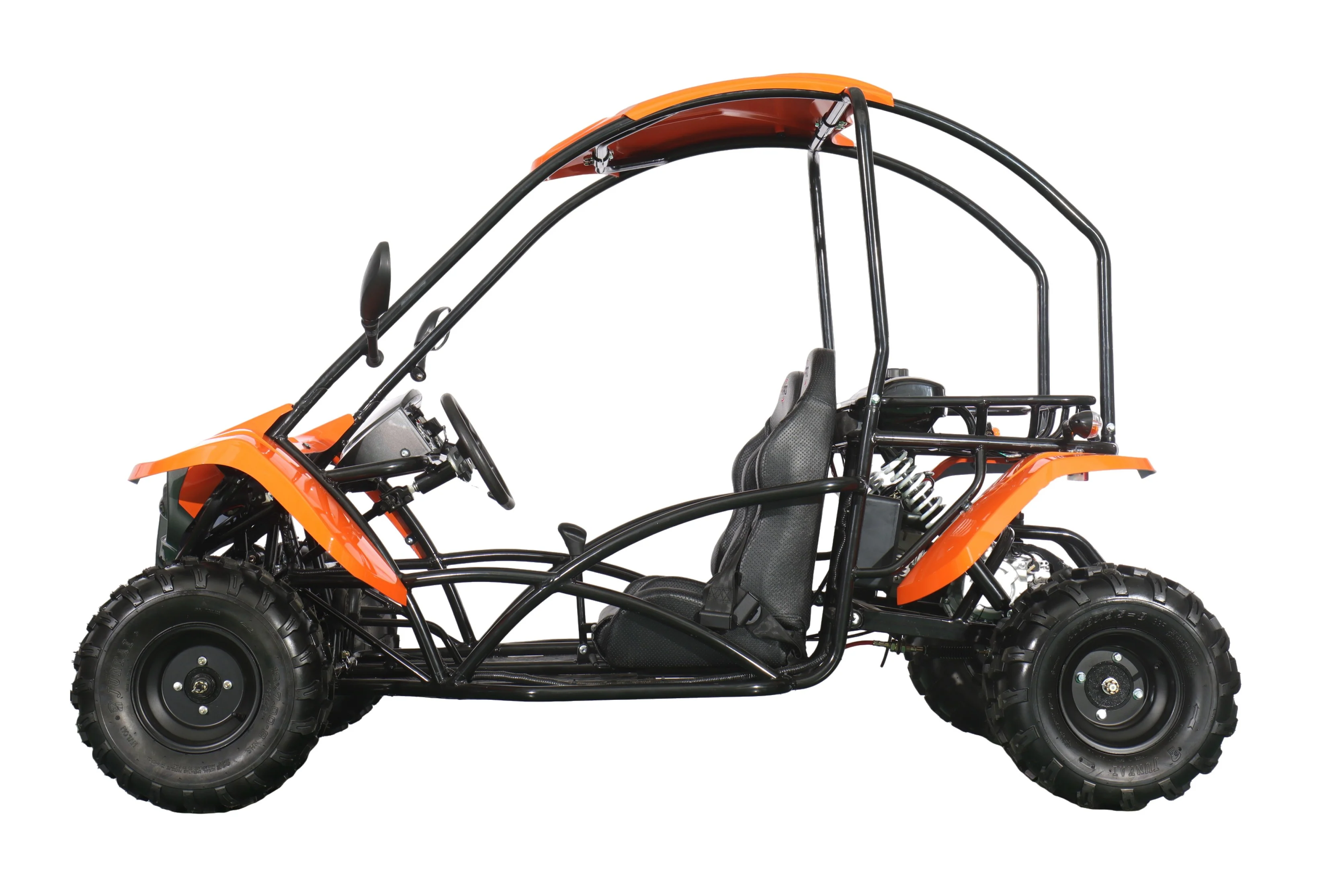 X-PRO Talon 125cc Go Kart with 3-Speed Semi-Automatic Transmission w/Reverse, LED Headlights, Big 18" Wheels! Hardtop Roof! - Image 24