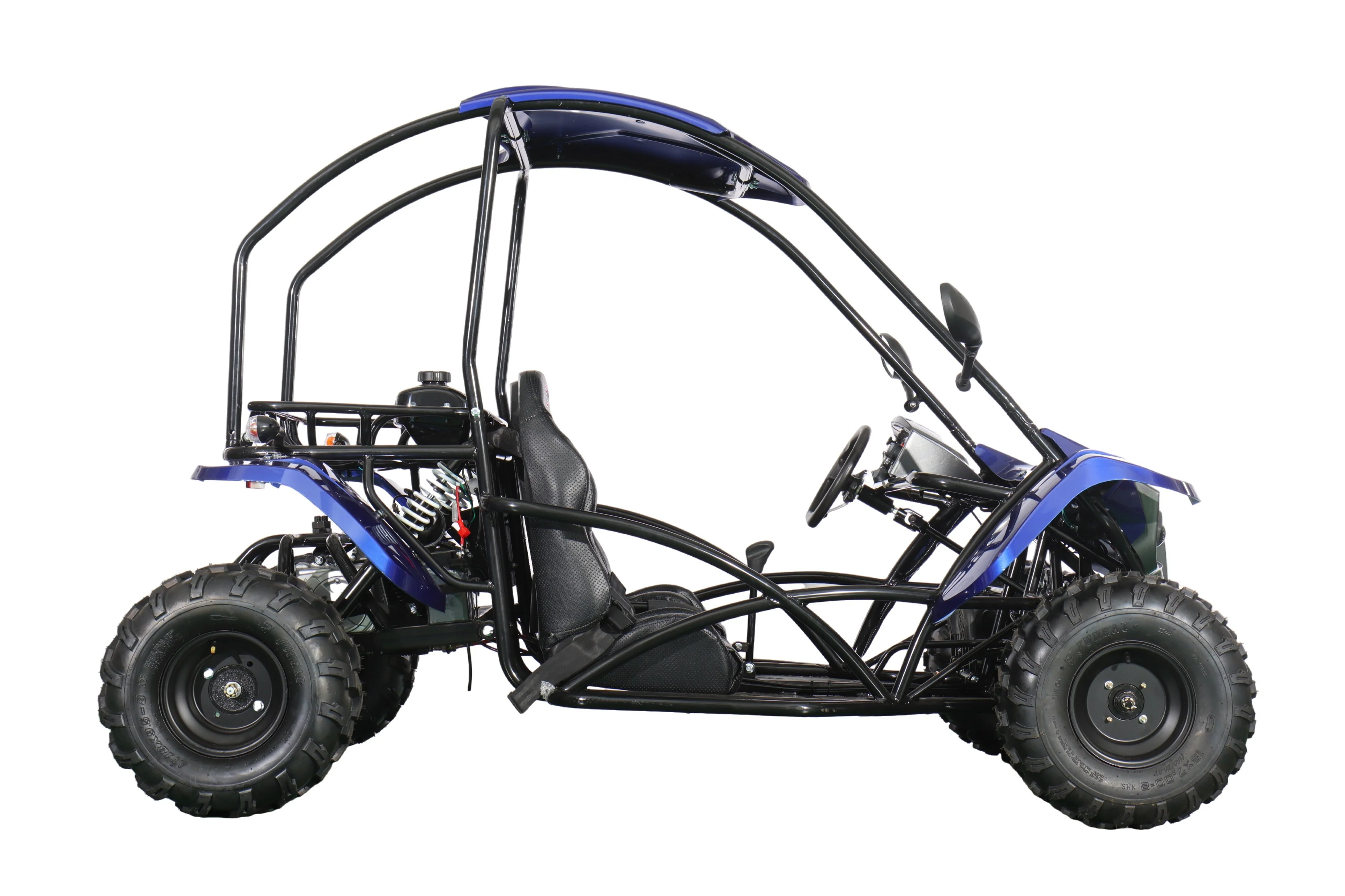 X-PRO Talon 125cc Go Kart with 3-Speed Semi-Automatic Transmission w/Reverse, LED Headlights, Big 18" Wheels! Hardtop Roof! - Image 28