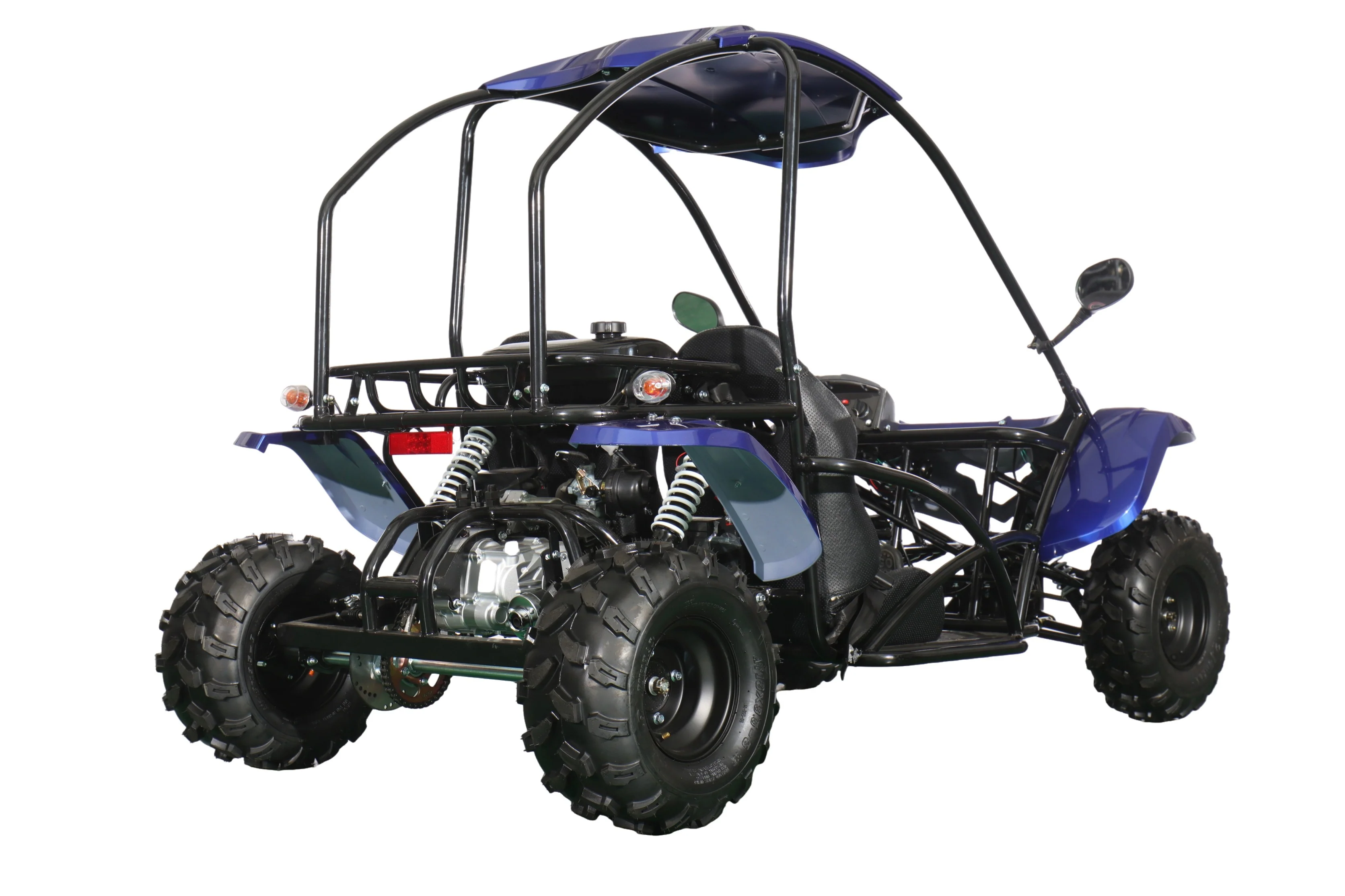 X-PRO Talon 125cc Go Kart with 3-Speed Semi-Automatic Transmission w/Reverse, LED Headlights, Big 18" Wheels! Hardtop Roof! - Image 29