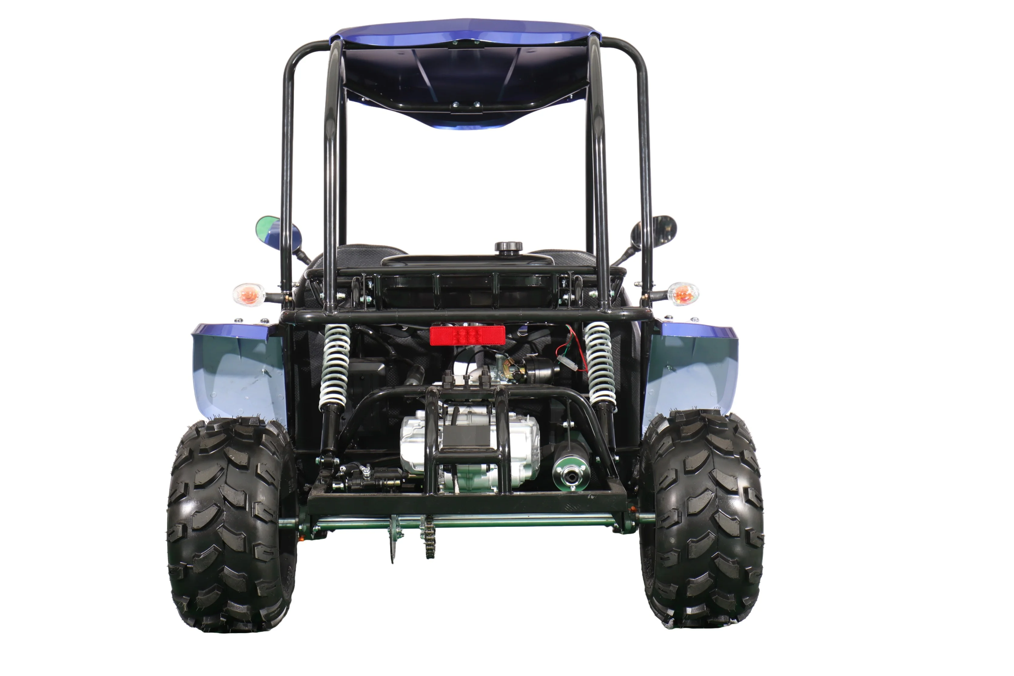 X-PRO Talon 125cc Go Kart with 3-Speed Semi-Automatic Transmission w/Reverse, LED Headlights, Big 18" Wheels! Hardtop Roof! - Image 30