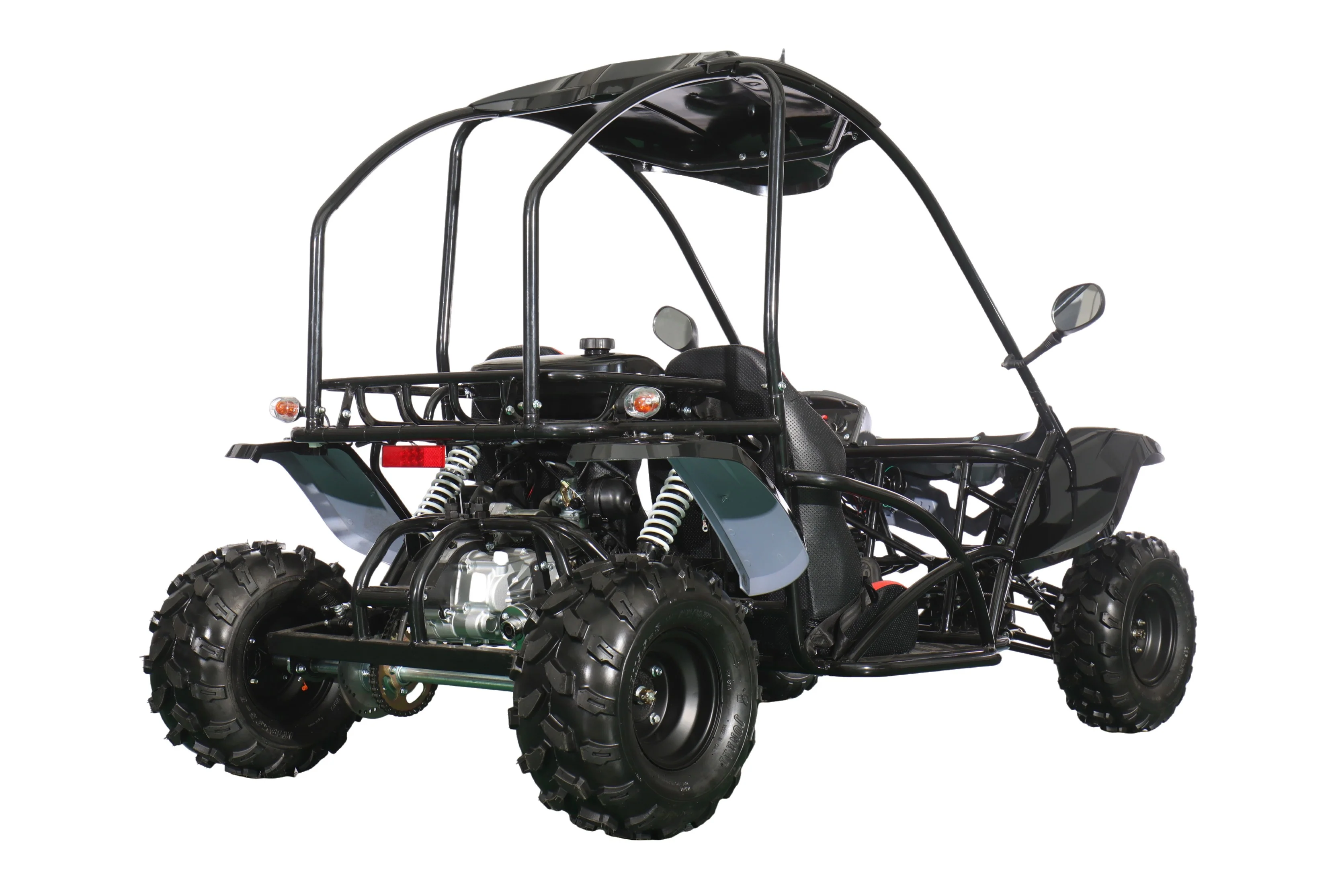 X-PRO Talon 125cc Go Kart with 3-Speed Semi-Automatic Transmission w/Reverse, LED Headlights, Big 18" Wheels! Hardtop Roof! - Image 5