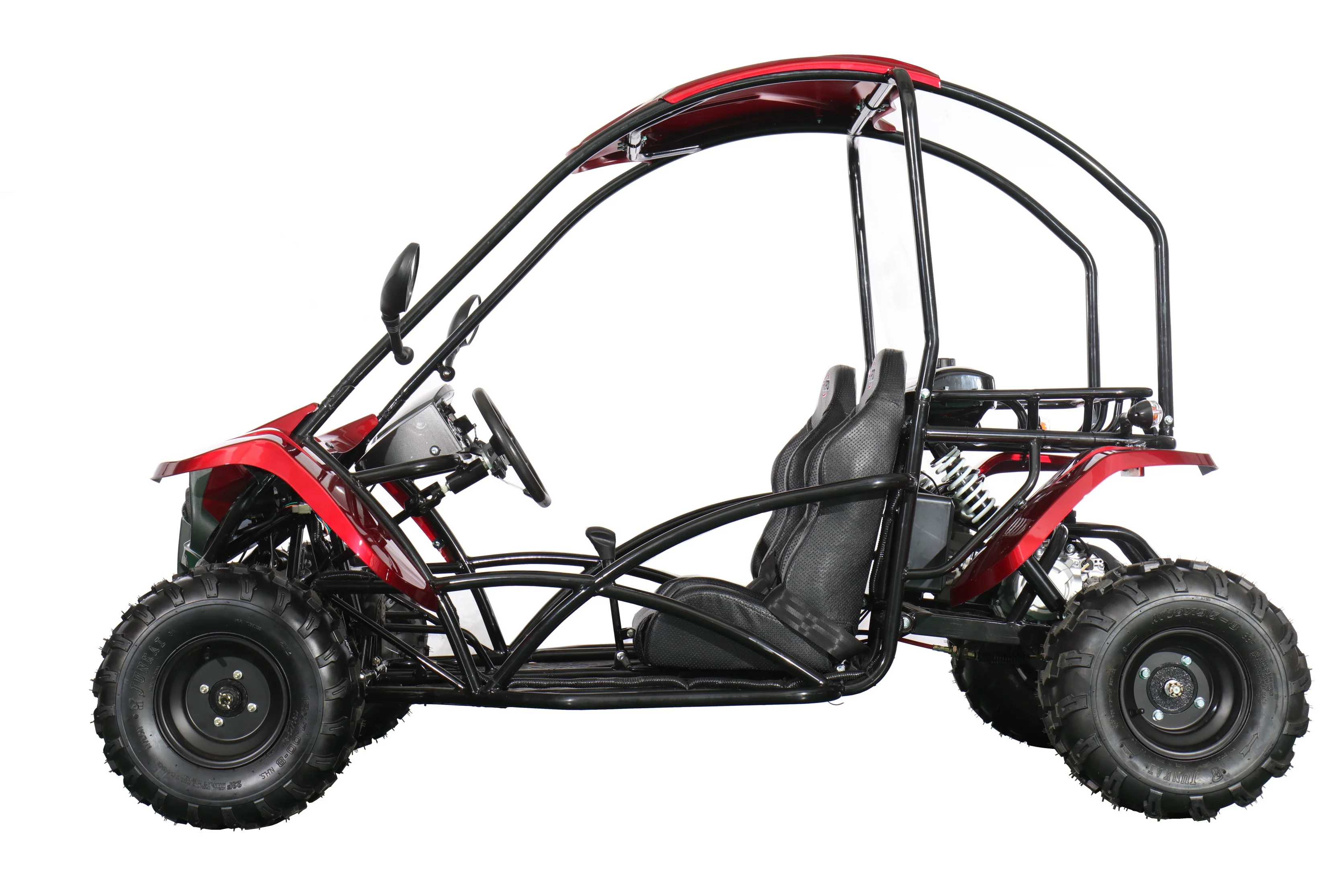 X-PRO Talon 125cc Go Kart with 3-Speed Semi-Automatic Transmission w/Reverse, LED Headlights, Big 18" Wheels! Hardtop Roof! - Image 9