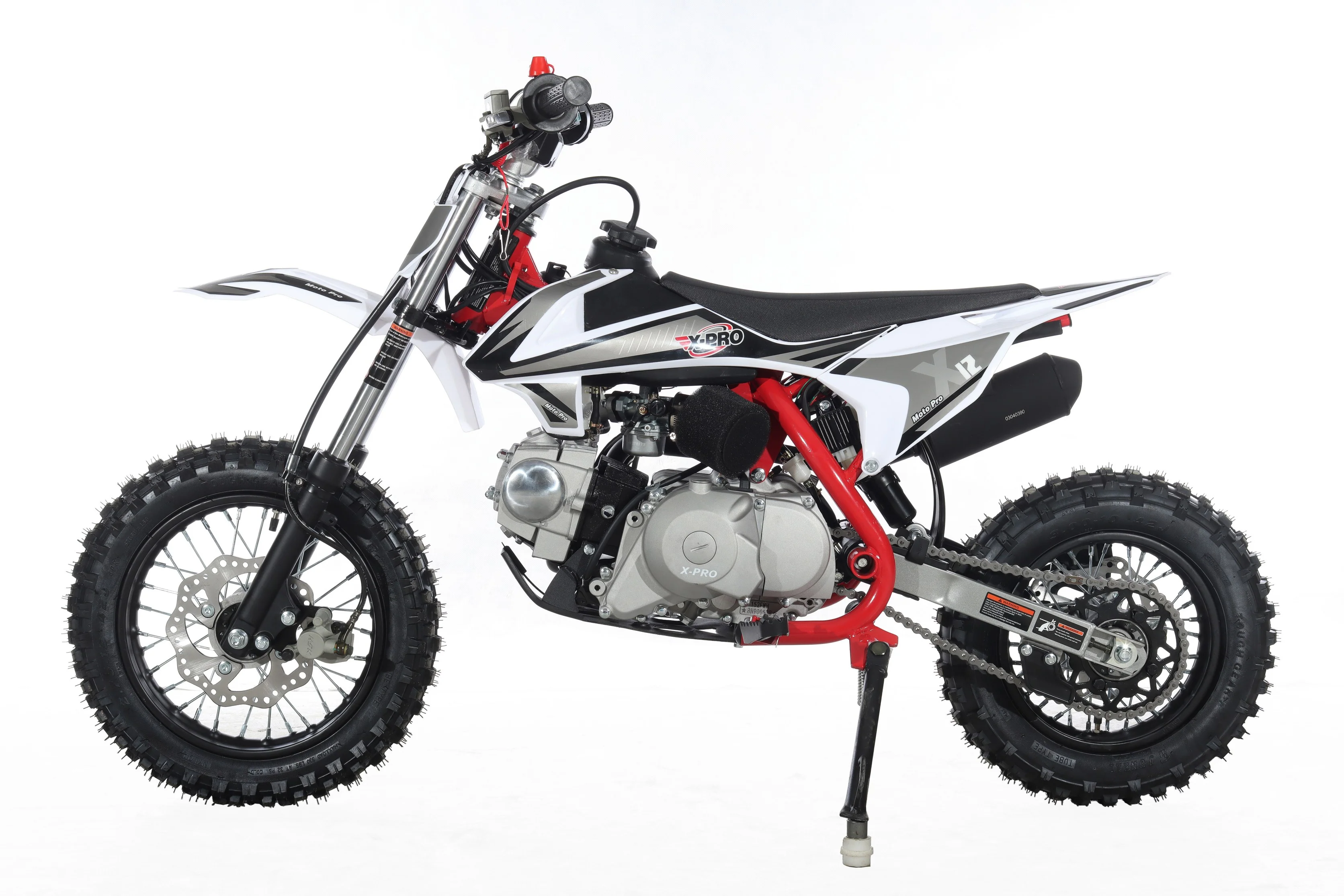 Free Shipping! X-PRO X12 110cc Dirt Bike with Automatic Transmission, Electric Start, 12in/10in Wheels! - Image 8