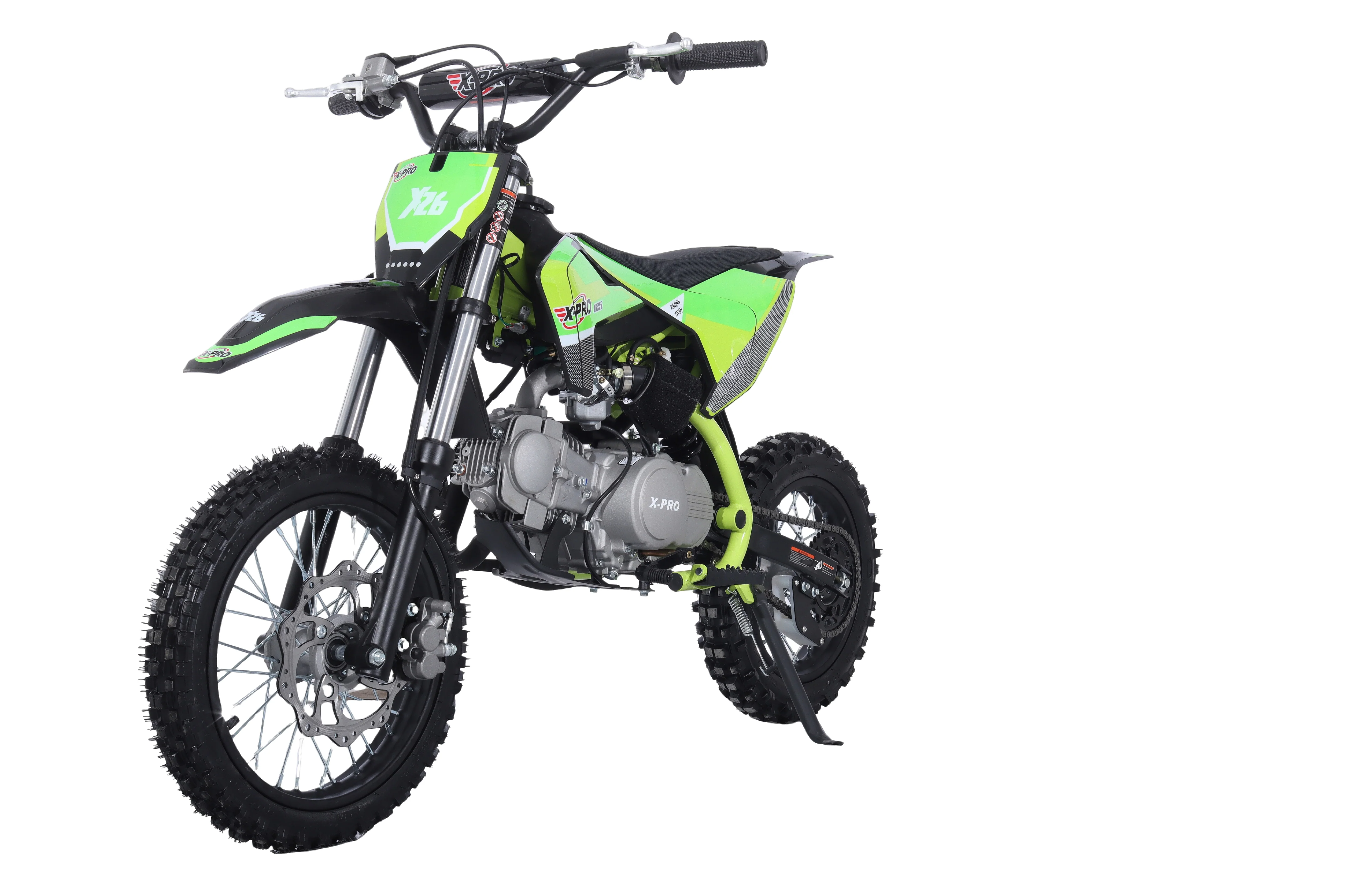 Free Shipping! X-PRO X26 125cc Dirt Bike with 4-Speed Manual Transmission, Kick Start, Big 14in/12in Tires! Zongshen Brand Engine! - Image 11