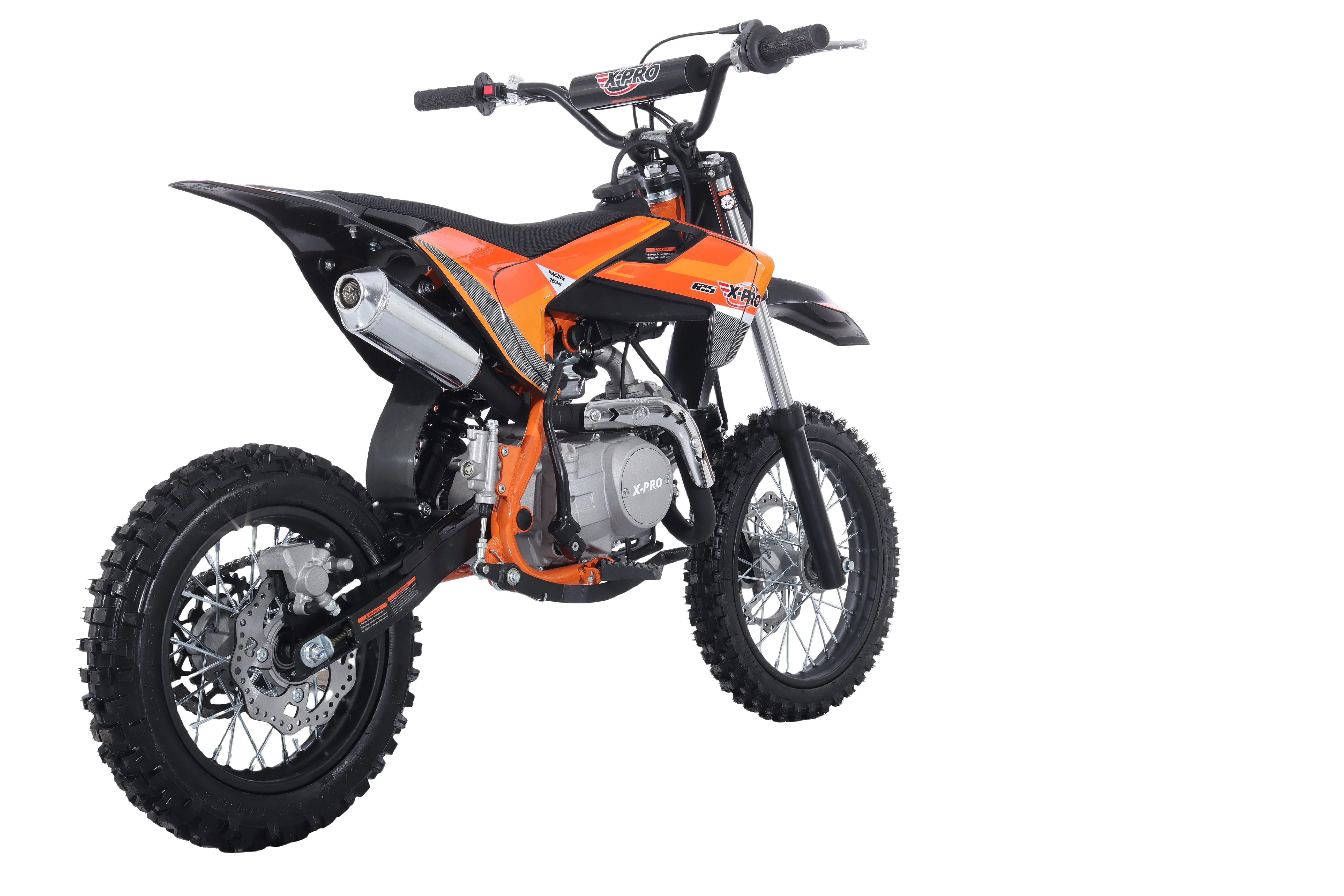 Free Shipping! X-PRO X26 125cc Dirt Bike with 4-Speed Manual Transmission, Kick Start, Big 14in/12in Tires! Zongshen Brand Engine! - Image 17