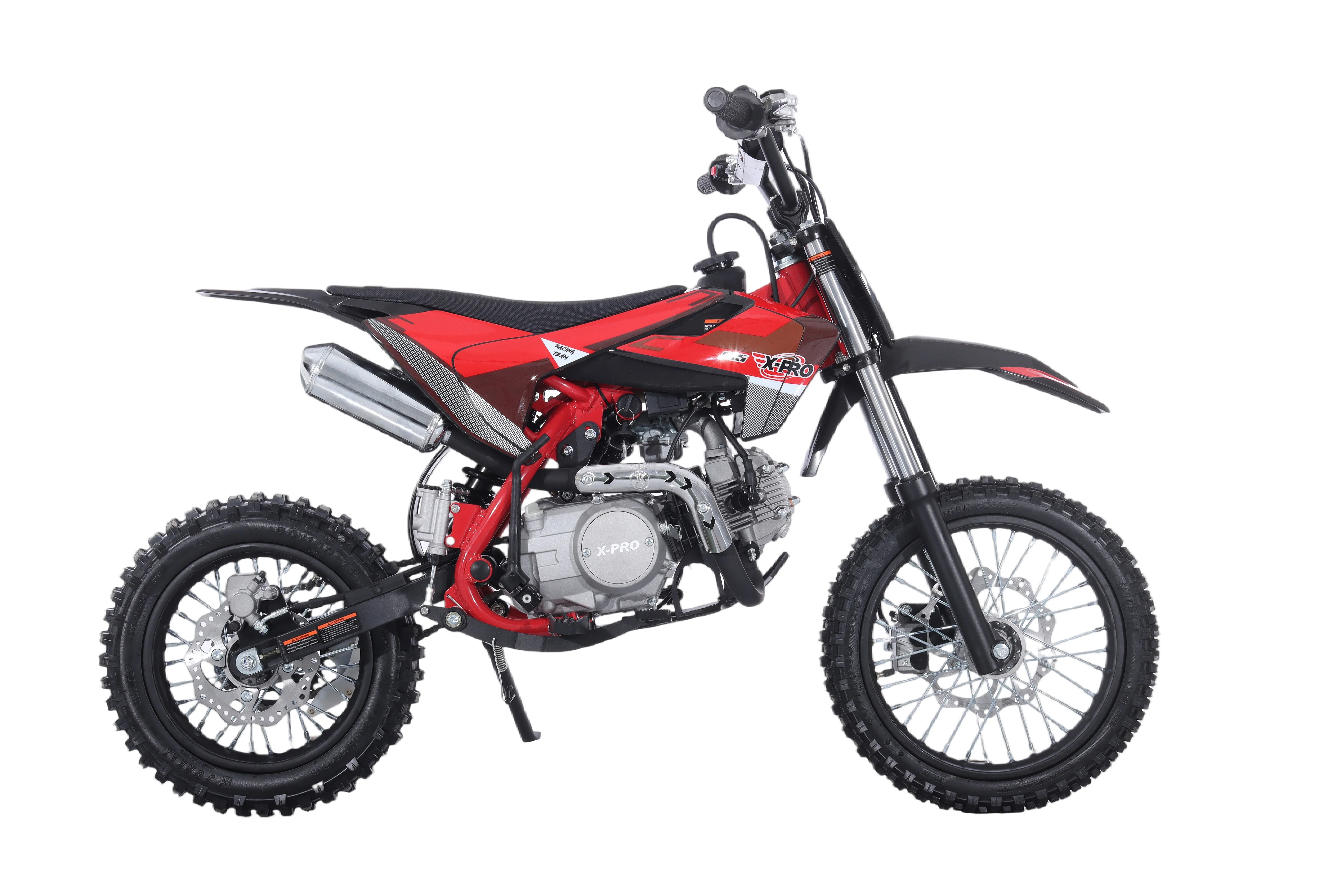 Free Shipping! X-PRO X26 125cc Dirt Bike with 4-Speed Manual Transmission, Kick Start, Big 14in/12in Tires! Zongshen Brand Engine! - Image 29