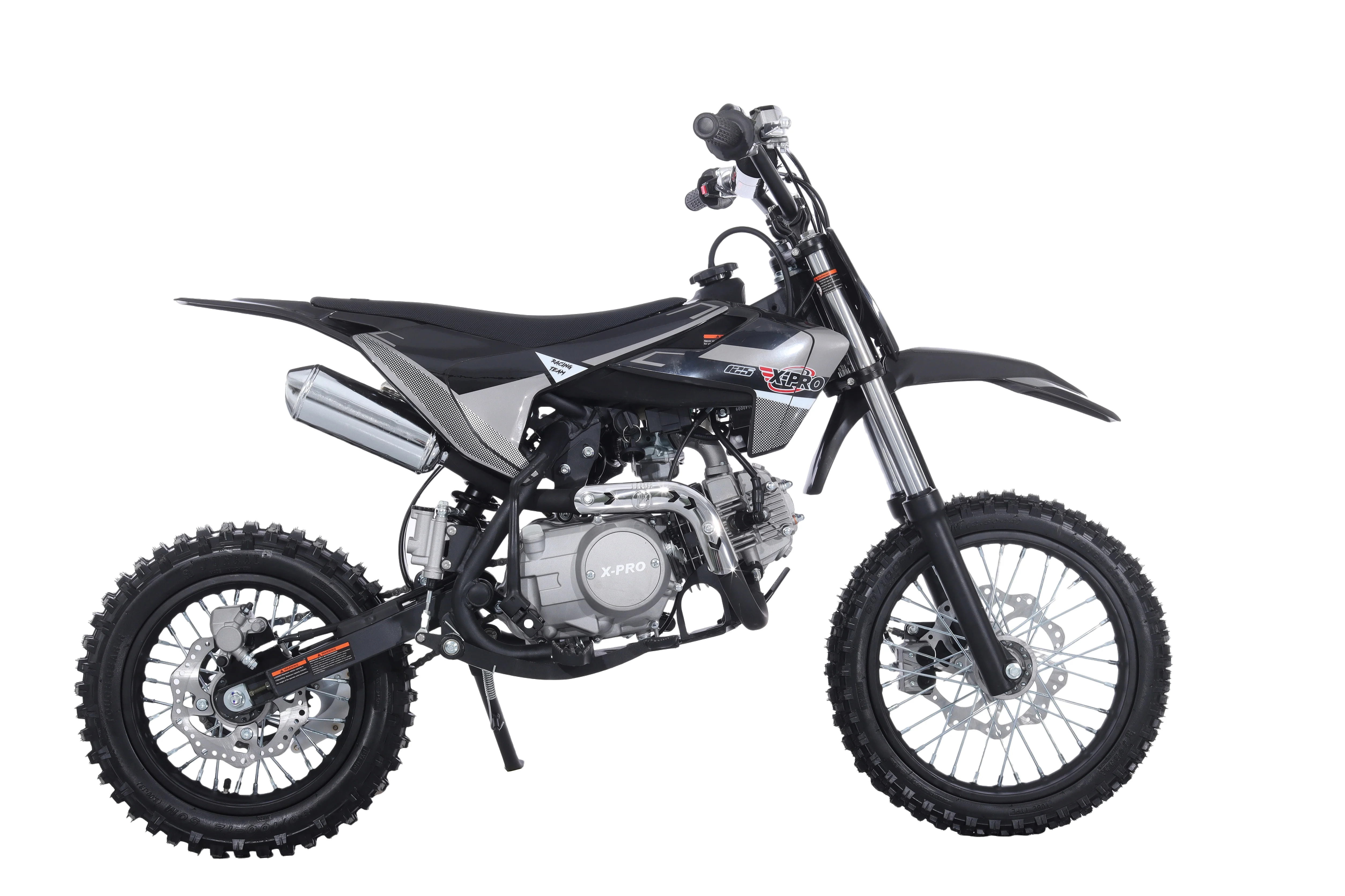 Free Shipping! X-PRO X26 125cc Dirt Bike with 4-Speed Manual Transmission, Kick Start, Big 14in/12in Tires! Zongshen Brand Engine! - Image 4
