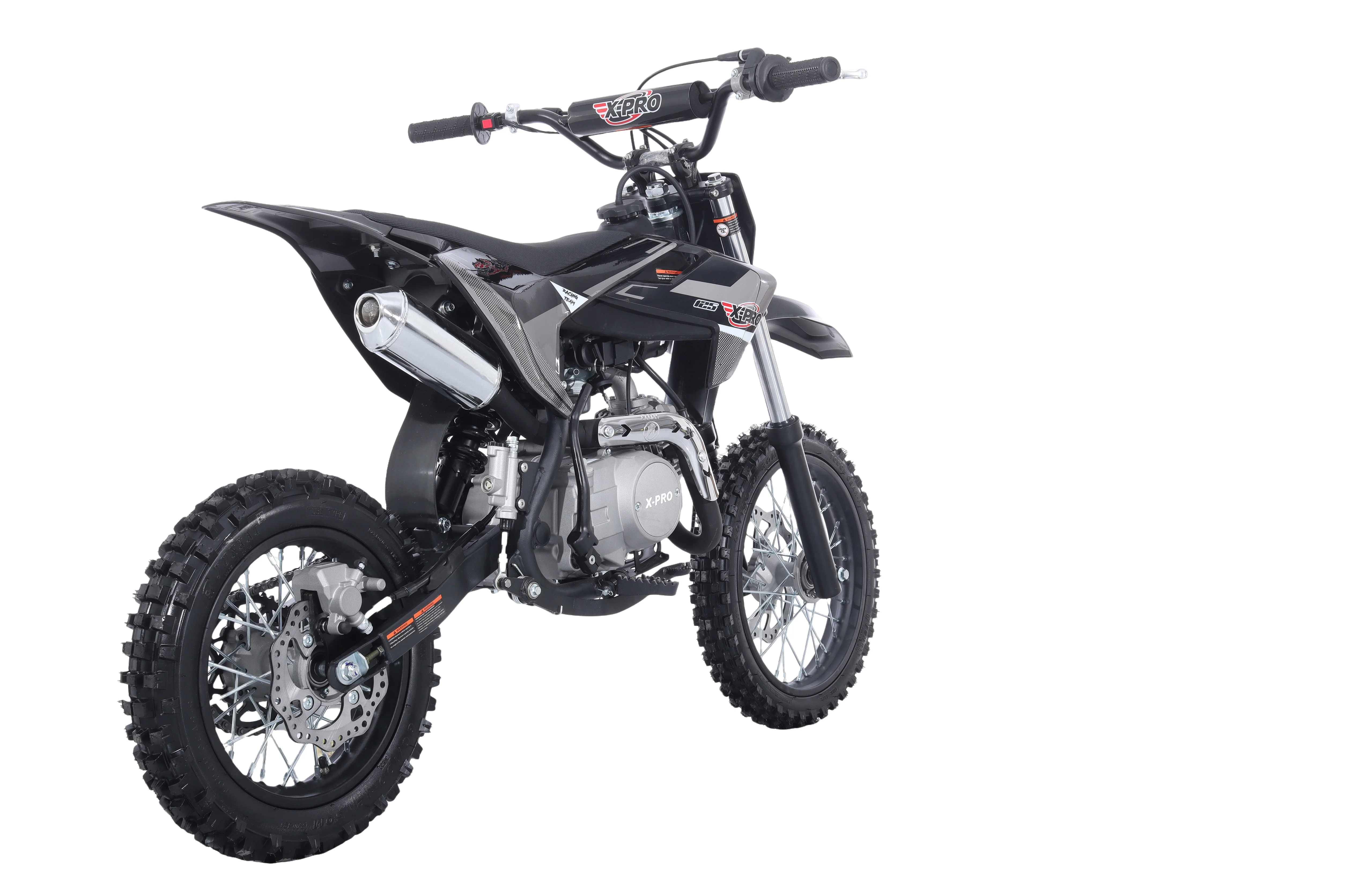 Free Shipping! X-PRO X26 125cc Dirt Bike with 4-Speed Manual Transmission, Kick Start, Big 14in/12in Tires! Zongshen Brand Engine! - Image 5