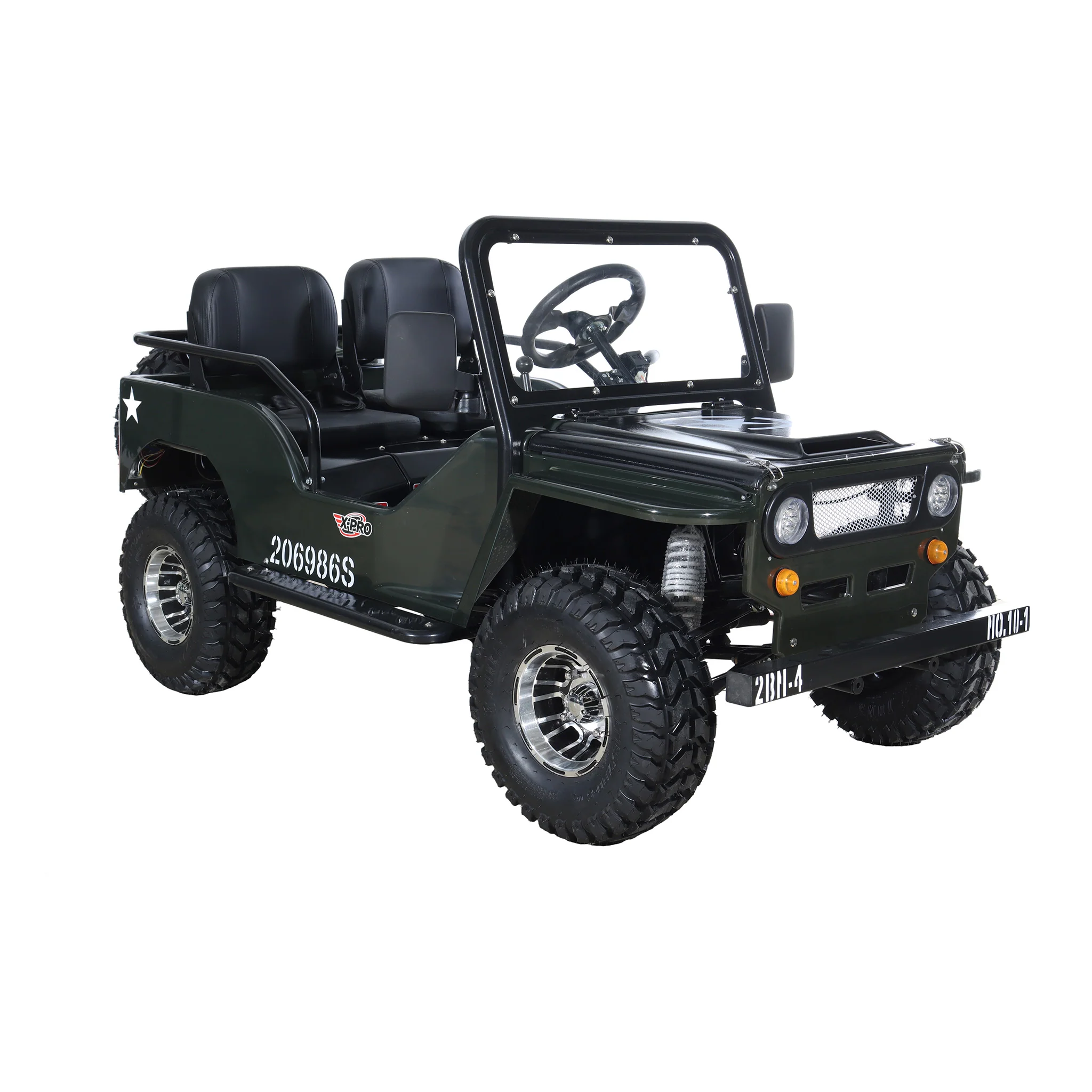 Free shipping! X-PRO Ranger 125 Mini Jeep Go Kart — 125cc Zongshen Engine, 3-Speed Semi-Auto with Reverse - Image 11