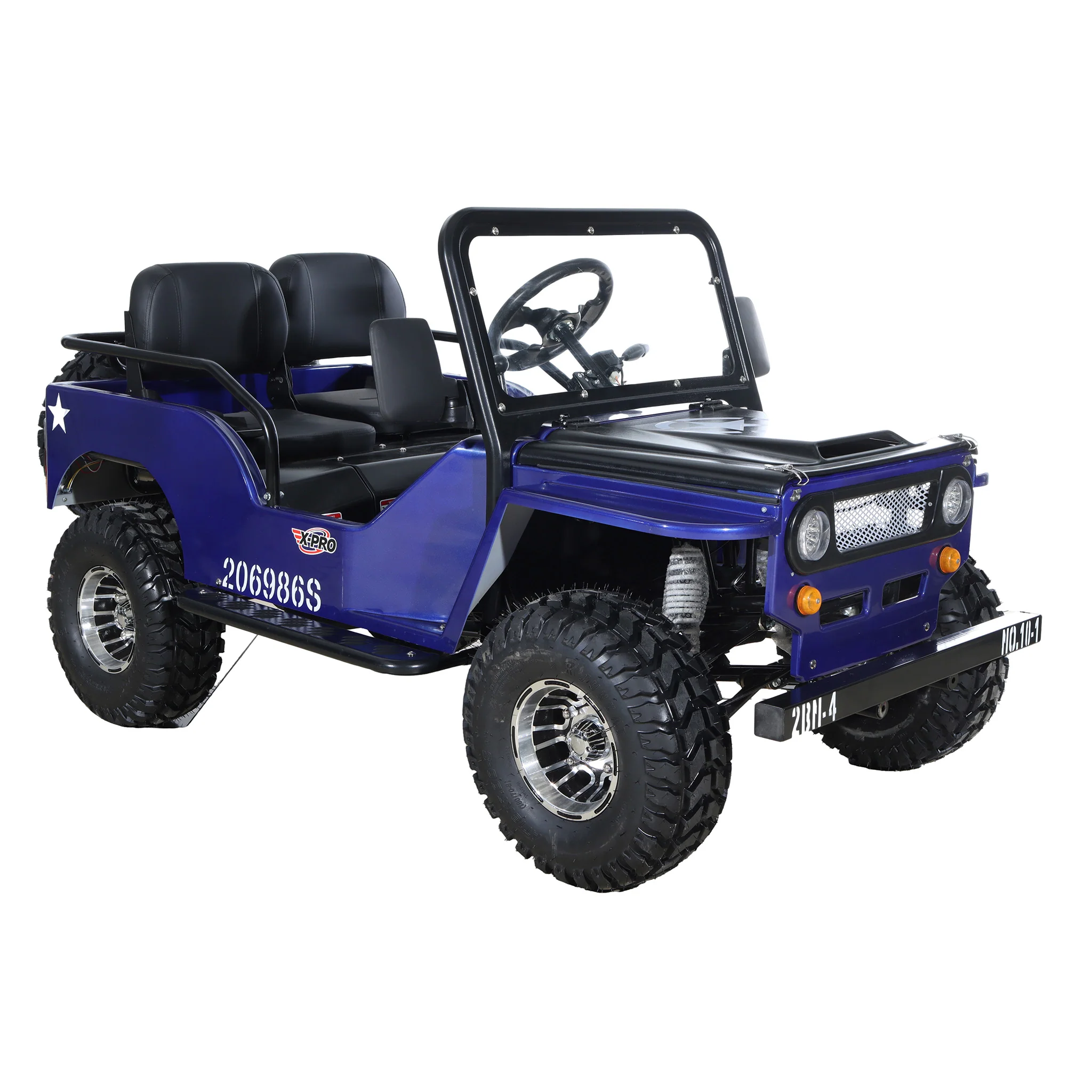 Free shipping! X-PRO Ranger 125 Mini Jeep Go Kart — 125cc Zongshen Engine, 3-Speed Semi-Auto with Reverse - Image 12