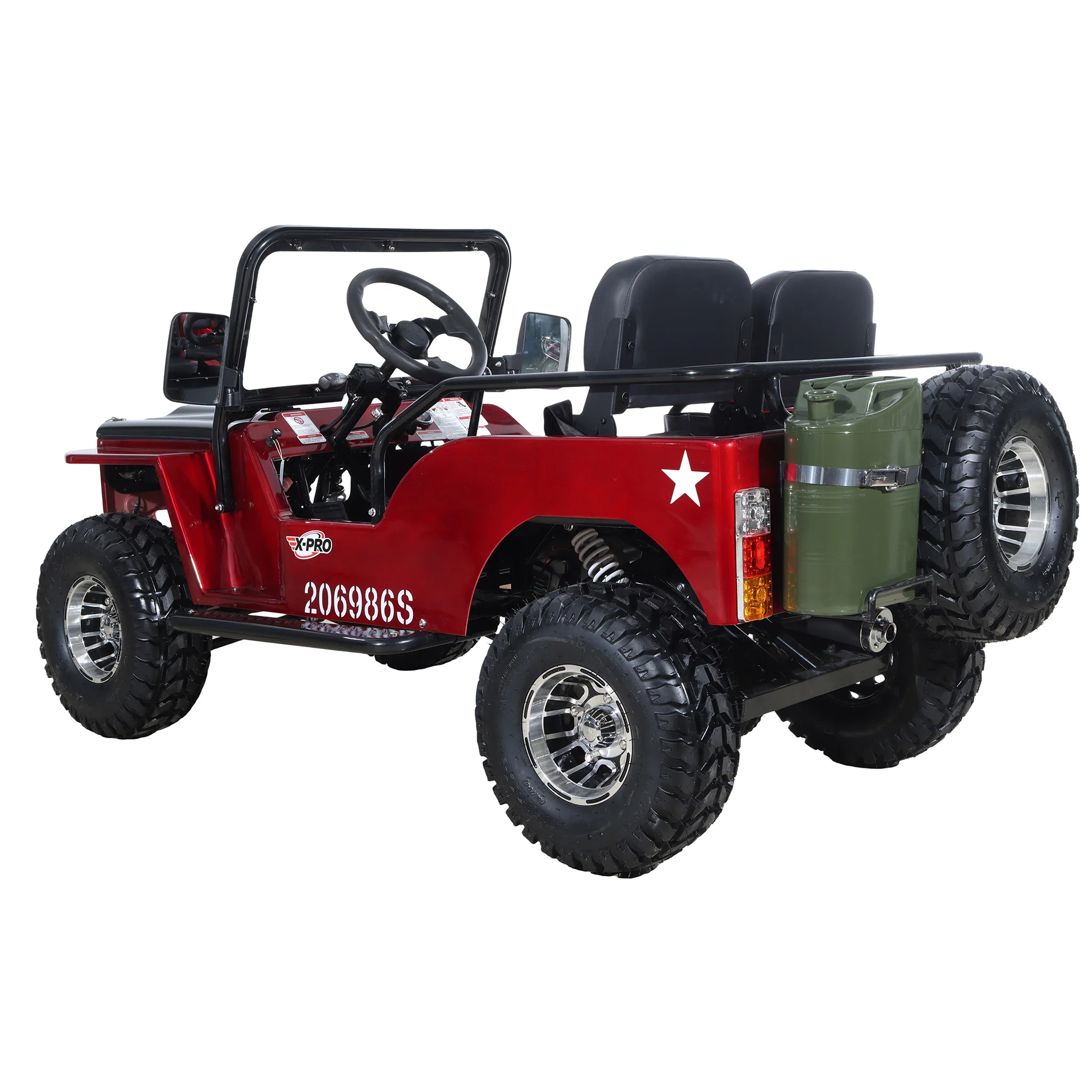 Free shipping! X-PRO Ranger 125 Mini Jeep Go Kart — 125cc Zongshen Engine, 3-Speed Semi-Auto with Reverse - Image 19