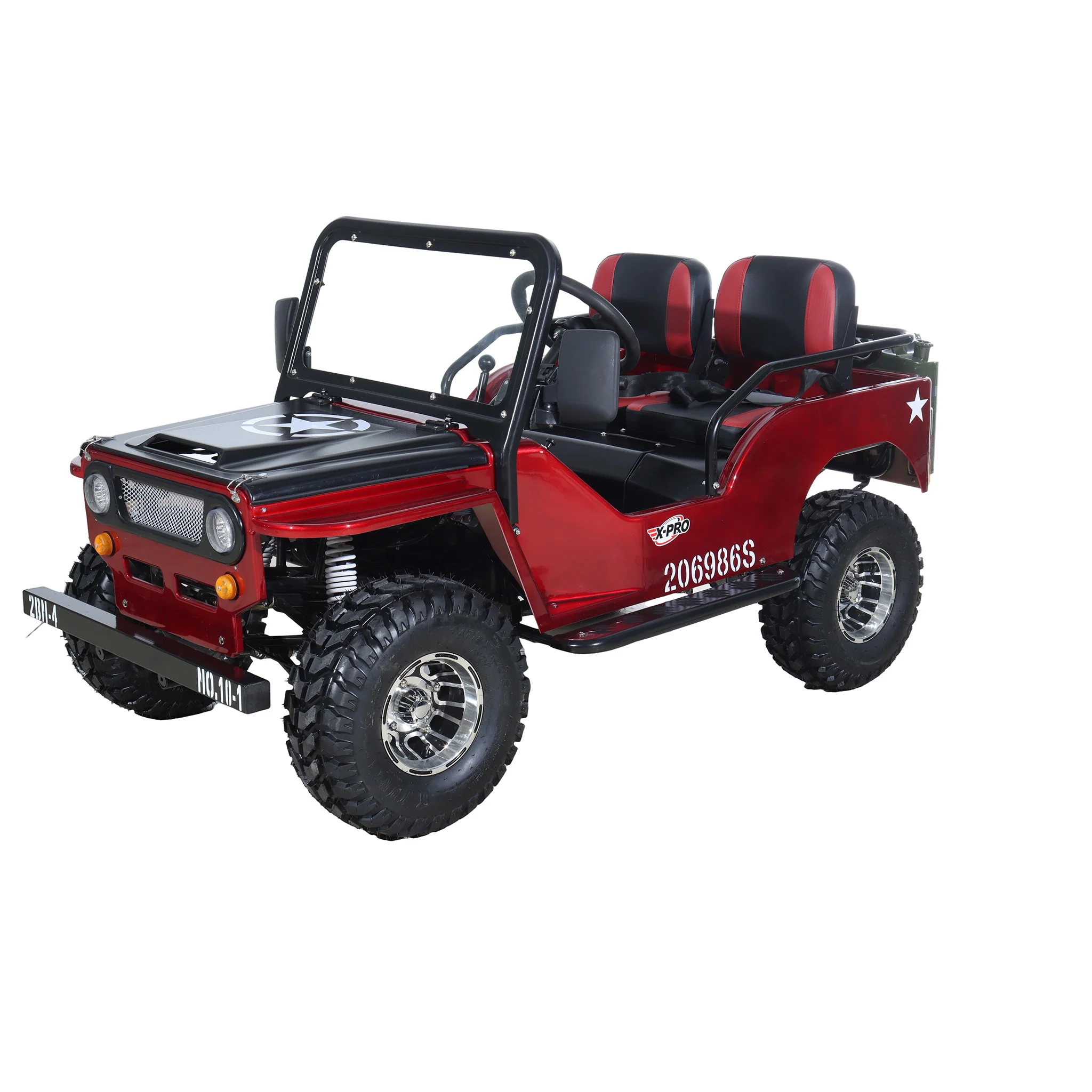 Free shipping! X-PRO Ranger 125 Mini Jeep Go Kart — 125cc Zongshen Engine, 3-Speed Semi-Auto with Reverse - Image 21