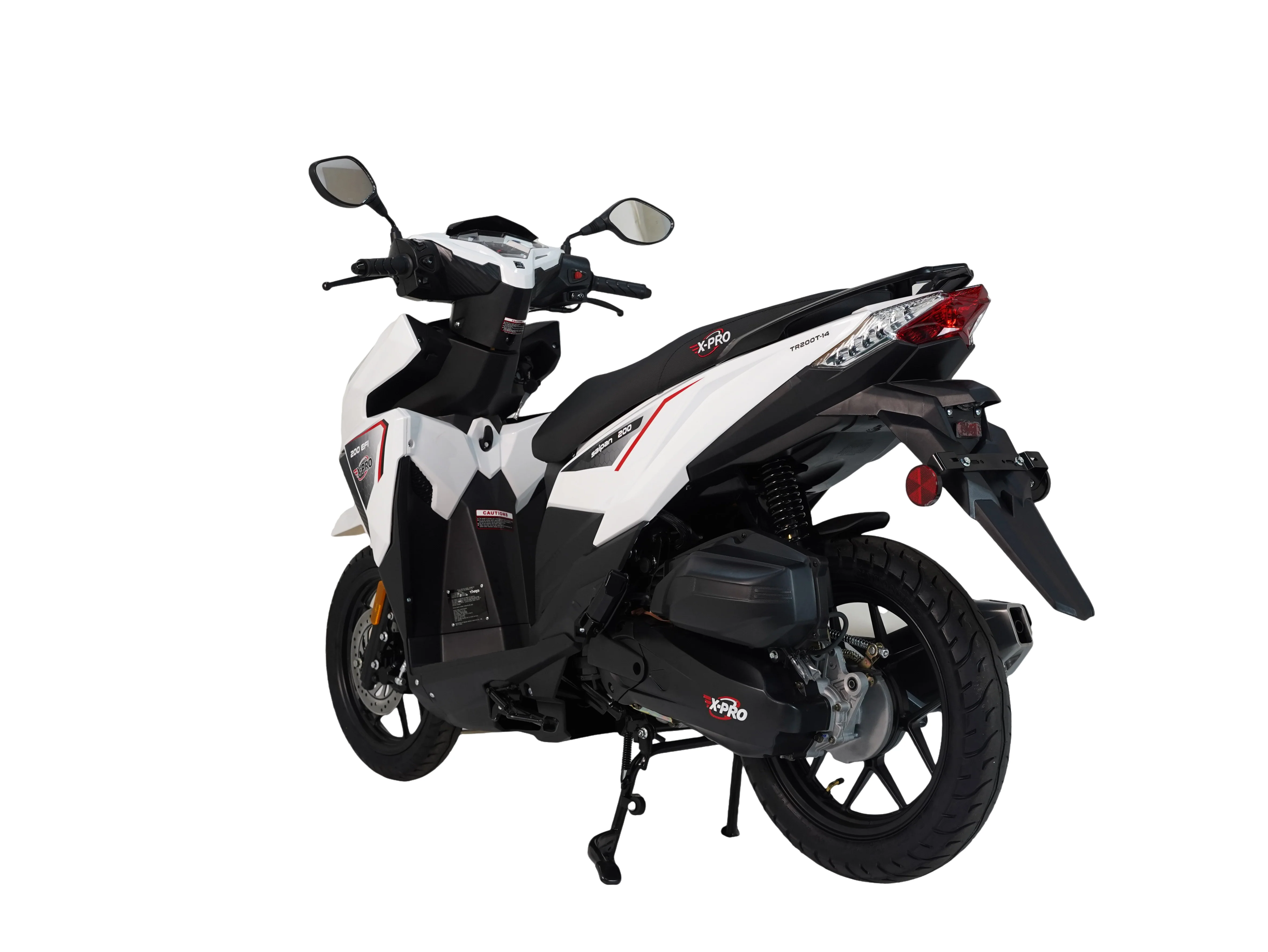 Free Shipping! X-PRO Saipan 200 EFI Electronic Fuel Injection Scooter with CVT Transmission, 14" Alloy Wheels, LED Headlights! - Image 15