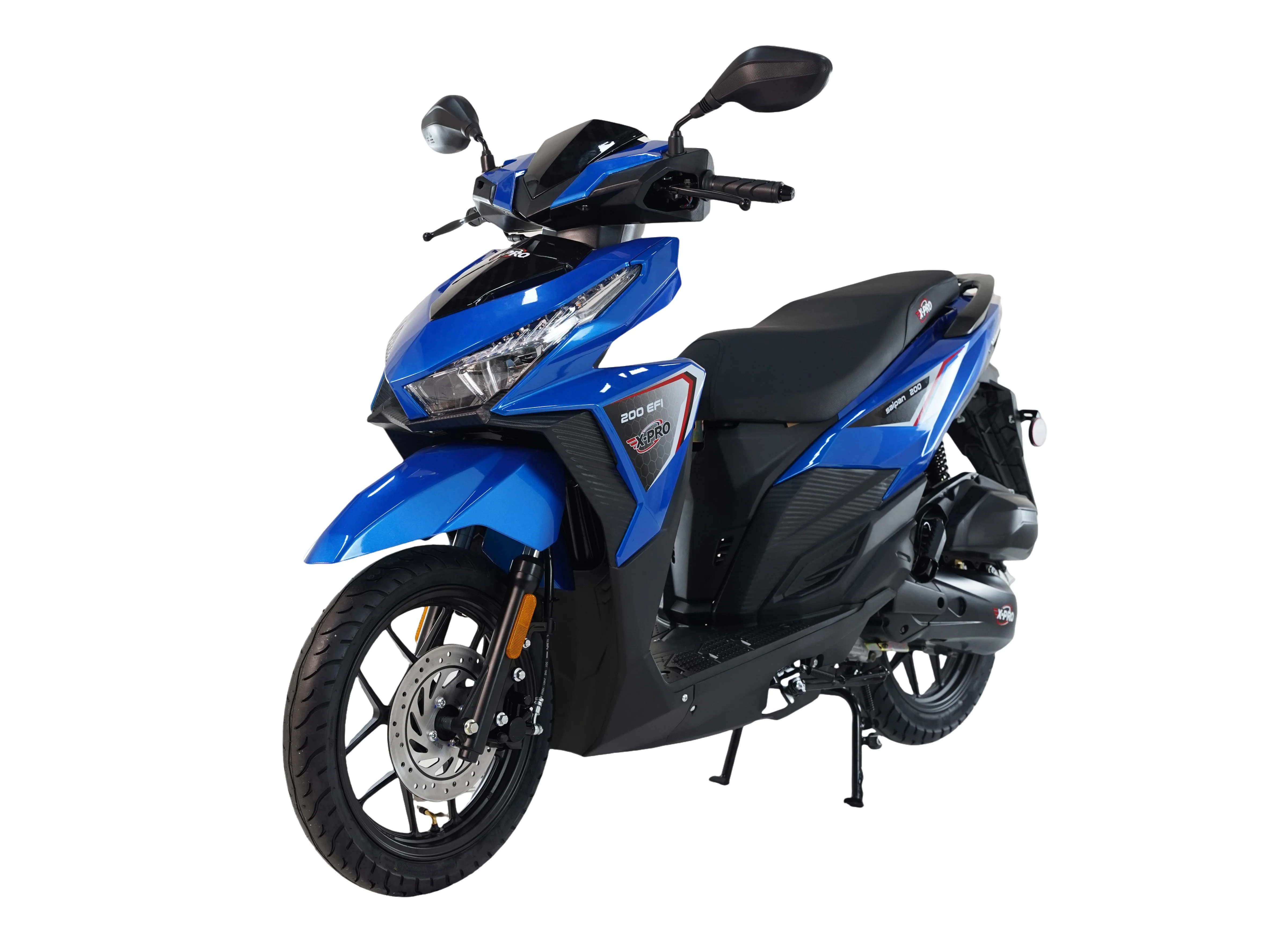 Free Shipping! X-PRO Saipan 200 EFI Electronic Fuel Injection Scooter with CVT Transmission, 14" Alloy Wheels, LED Headlights! - Image 17