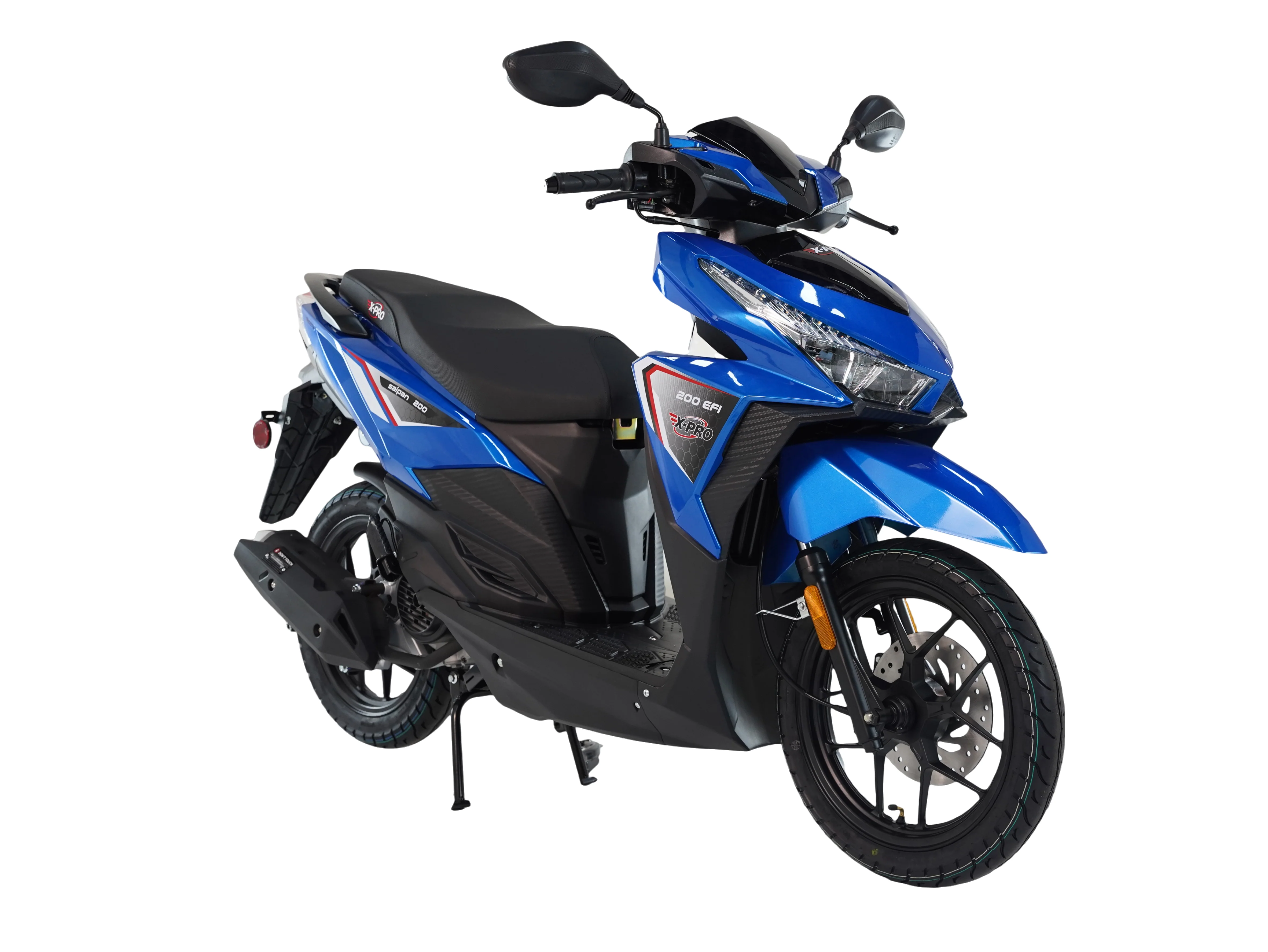 Free Shipping! X-PRO Saipan 200 EFI Electronic Fuel Injection Scooter with CVT Transmission, 14" Alloy Wheels, LED Headlights! - Image 19