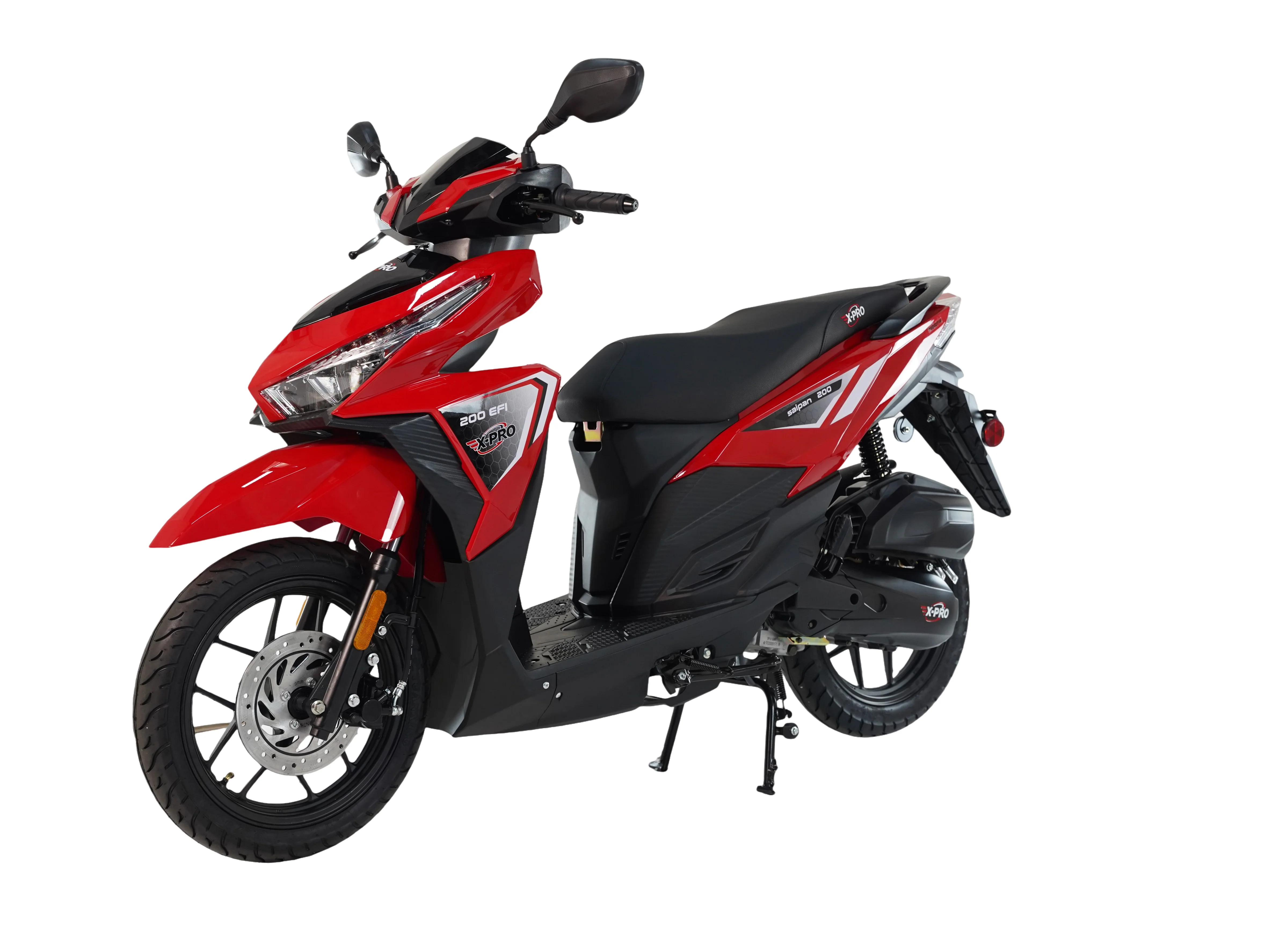 Free Shipping! X-PRO Saipan 200 EFI Electronic Fuel Injection Scooter with CVT Transmission, 14" Alloy Wheels, LED Headlights! - Image 25