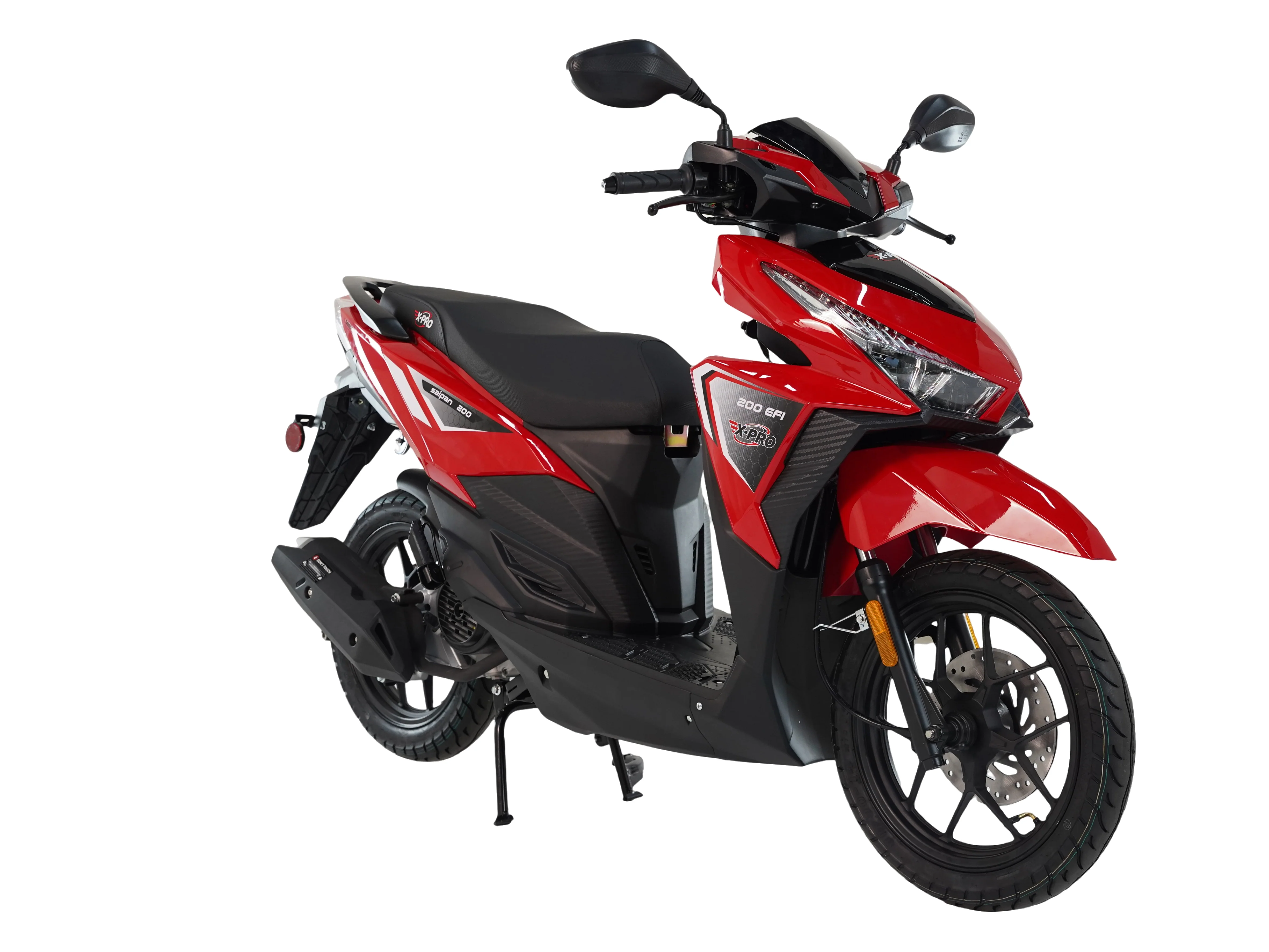 Free Shipping! X-PRO Saipan 200 EFI Electronic Fuel Injection Scooter with CVT Transmission, 14" Alloy Wheels, LED Headlights! - Image 27