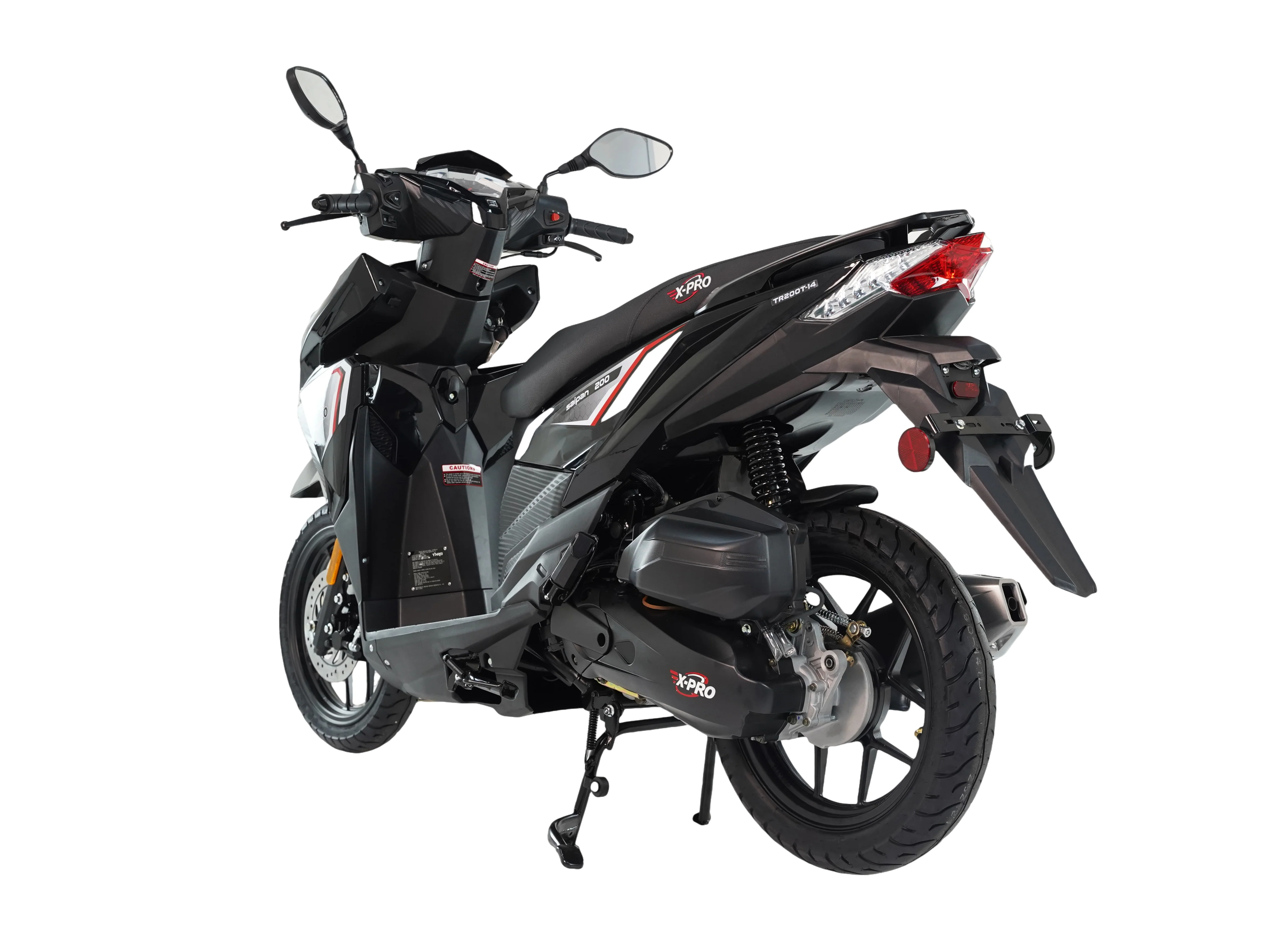 Free Shipping! X-PRO Saipan 200 EFI Electronic Fuel Injection Scooter with CVT Transmission, 14" Alloy Wheels, LED Headlights! - Image 7